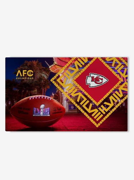NFL Chiefs SB58 Arrival Participant Large Washable Rug | Hot Topic