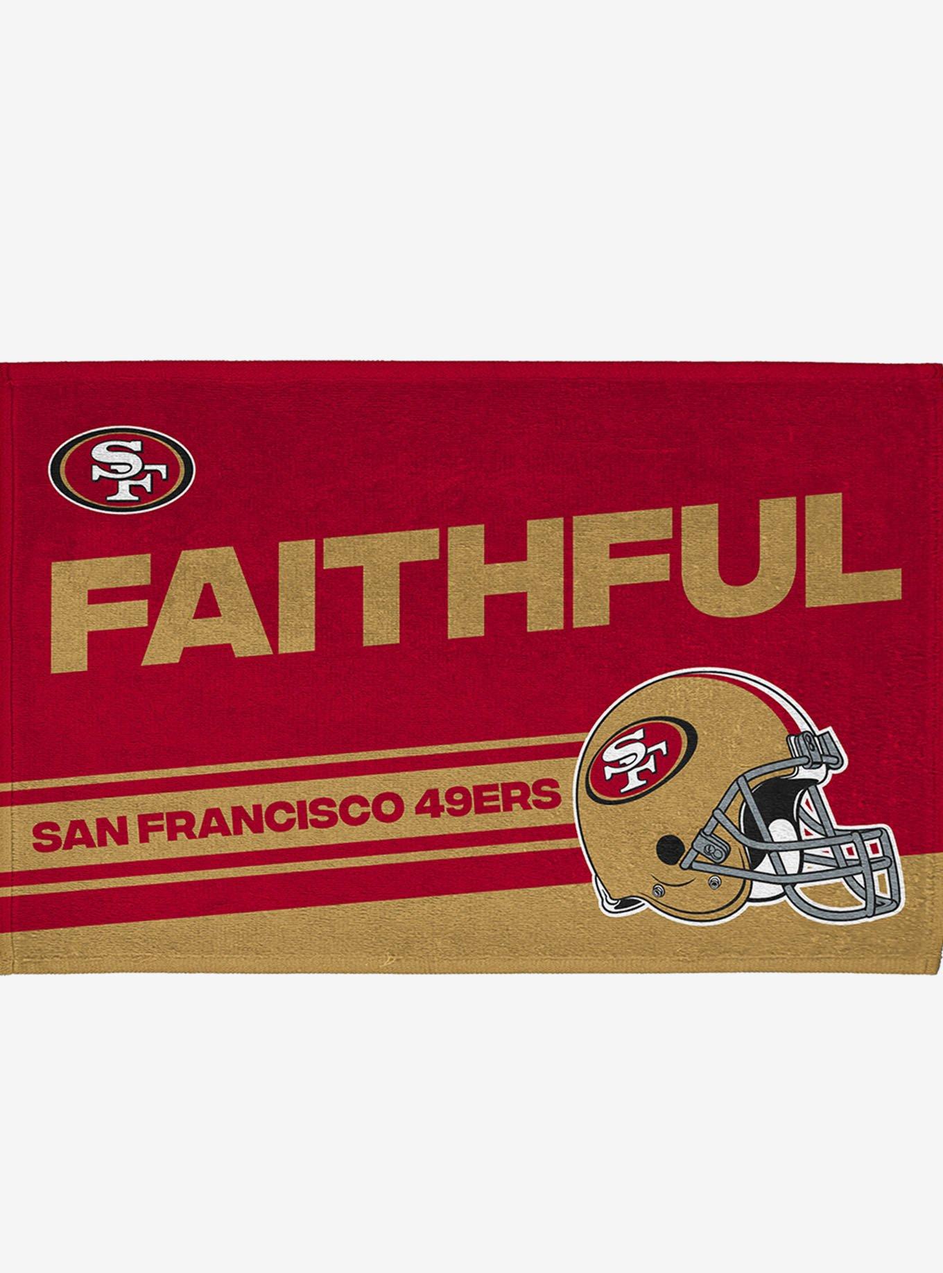 NFL 49ers Play Action Fan Towel, , hi-res