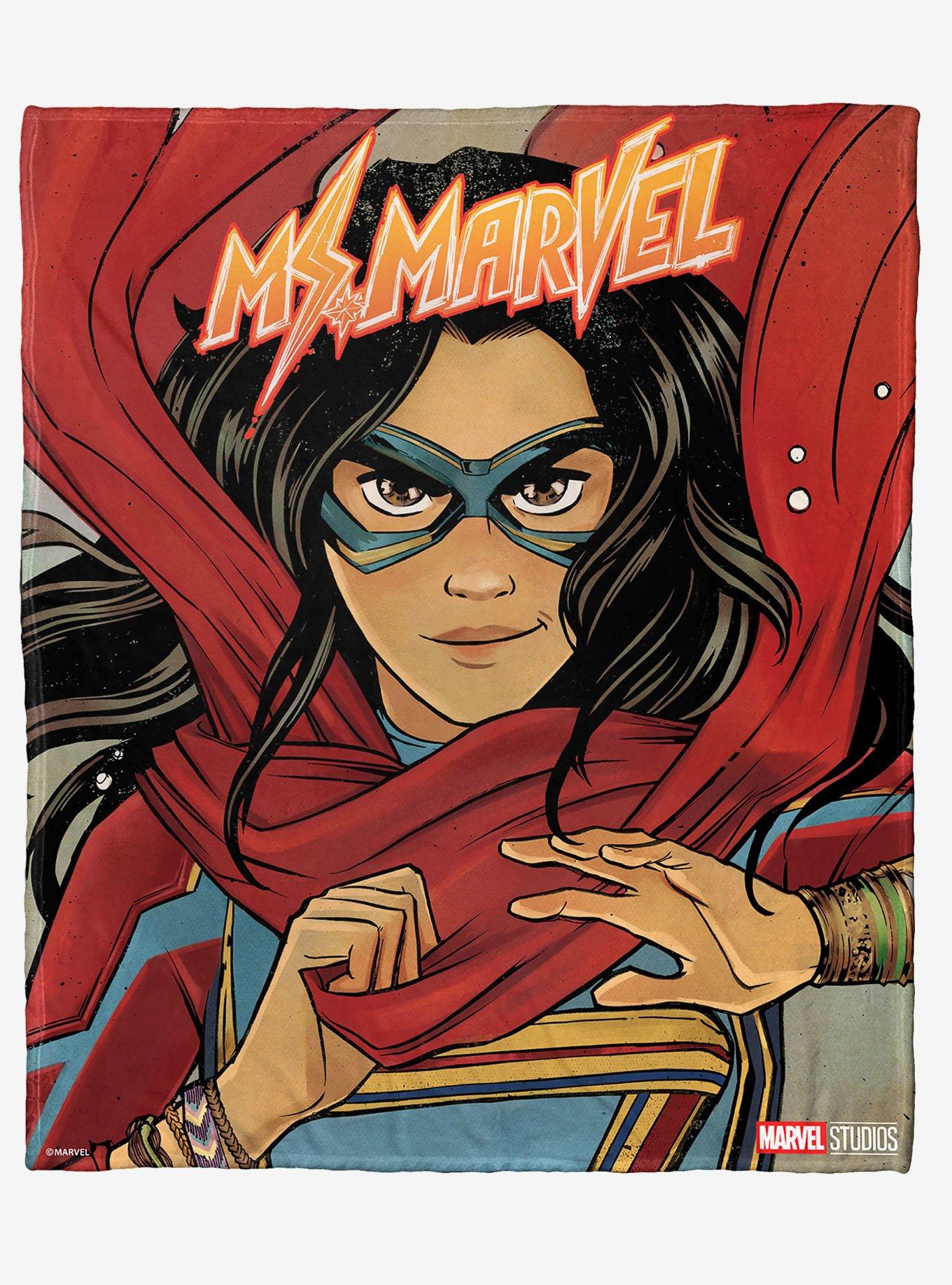 Marvel Ms. Marvel Presenting Ms. Marvel Silk Touch Throw Blanket, , hi-res