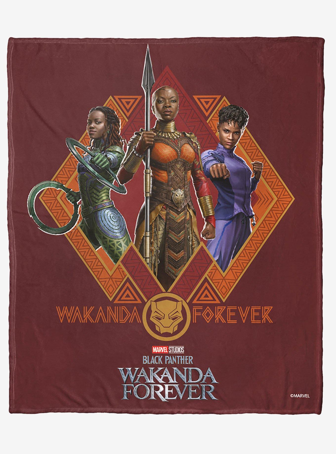 Marvel Black Panther Blanket Wakanda Women Silk Touch Throw, , hi-res