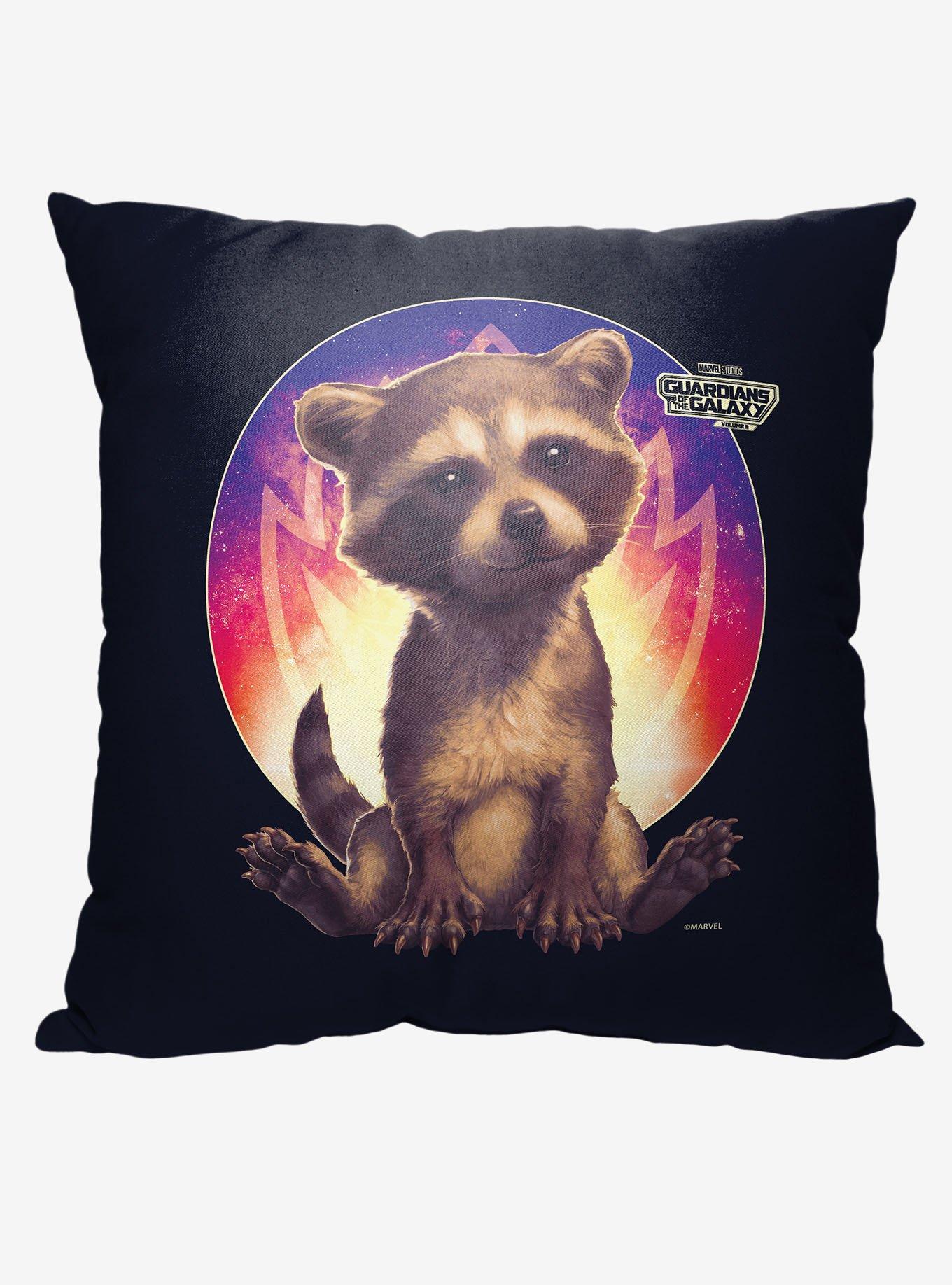 Marvel Guardians of the Galaxy 3 Baby Rocket Printed Throw Pillow, , hi-res