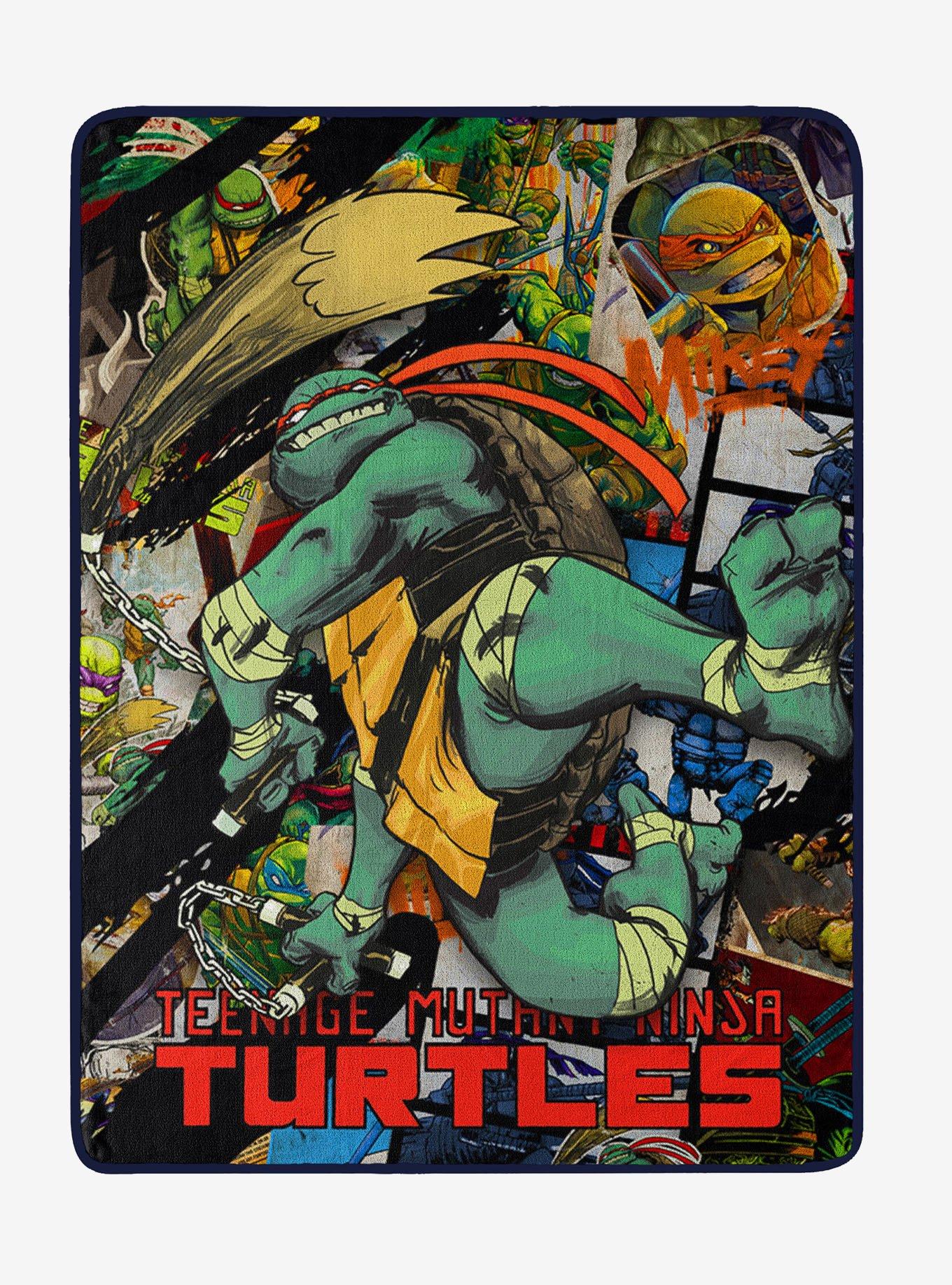 Teenage Mutant Ninja Turtles Flyin Mikey Micro Raschel Throw, , hi-res