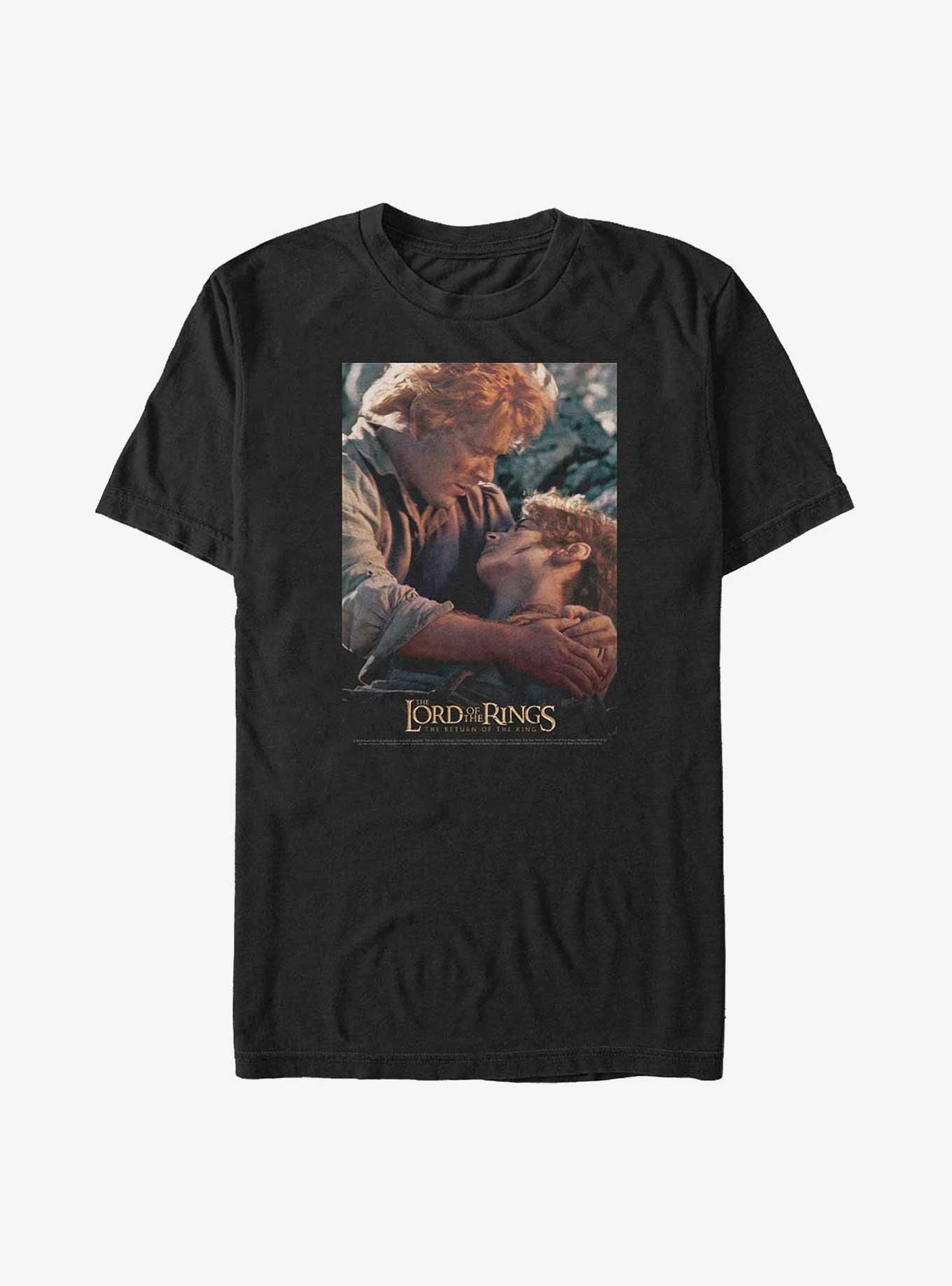 The Lord of the Rings Samwise I Can Carry You Poster Big & Tall T-Shirt, BLACK, hi-res