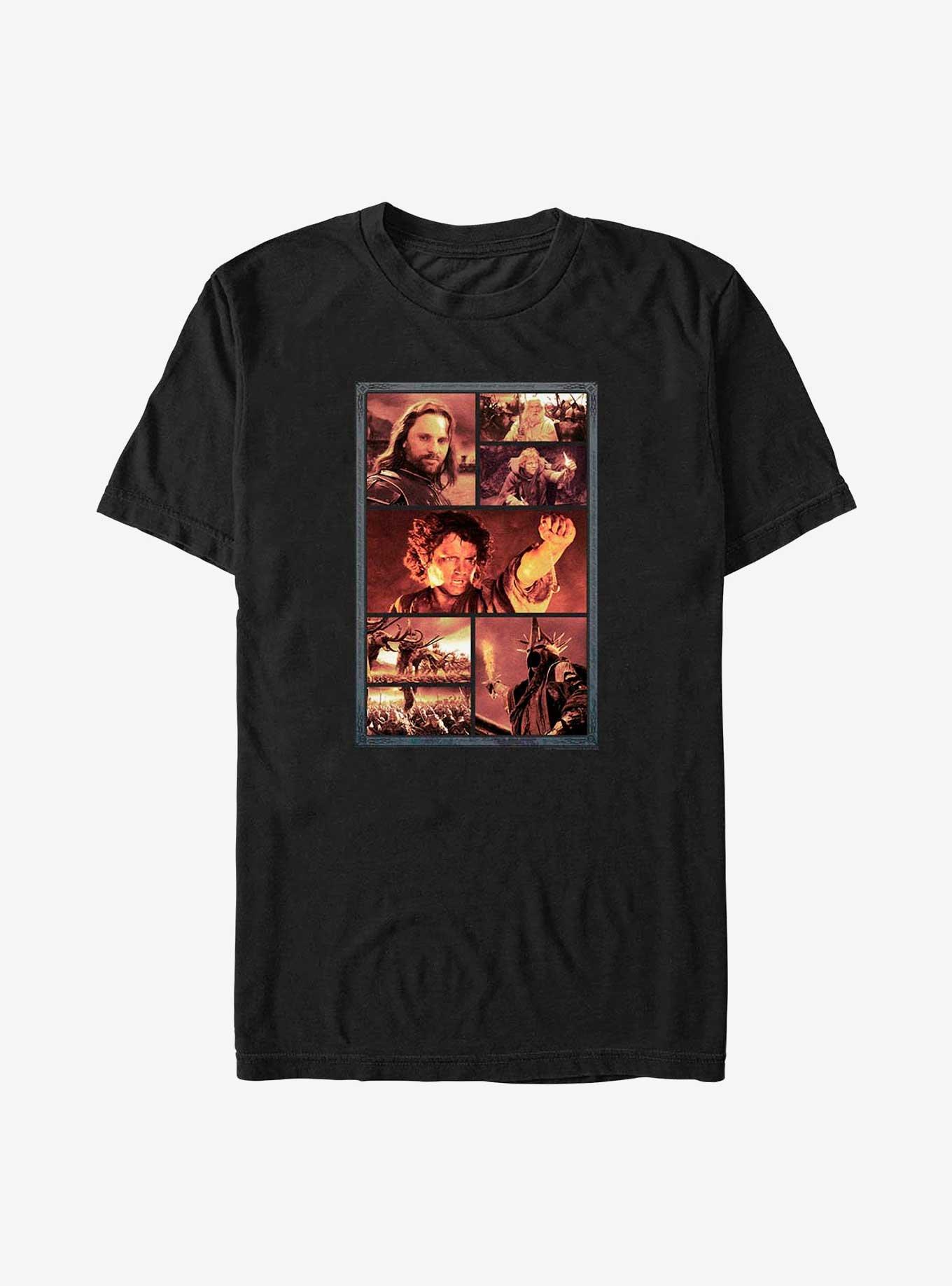 The Lord of the Rings Good Vs Evil Collage Big & Tall T-Shirt, , hi-res