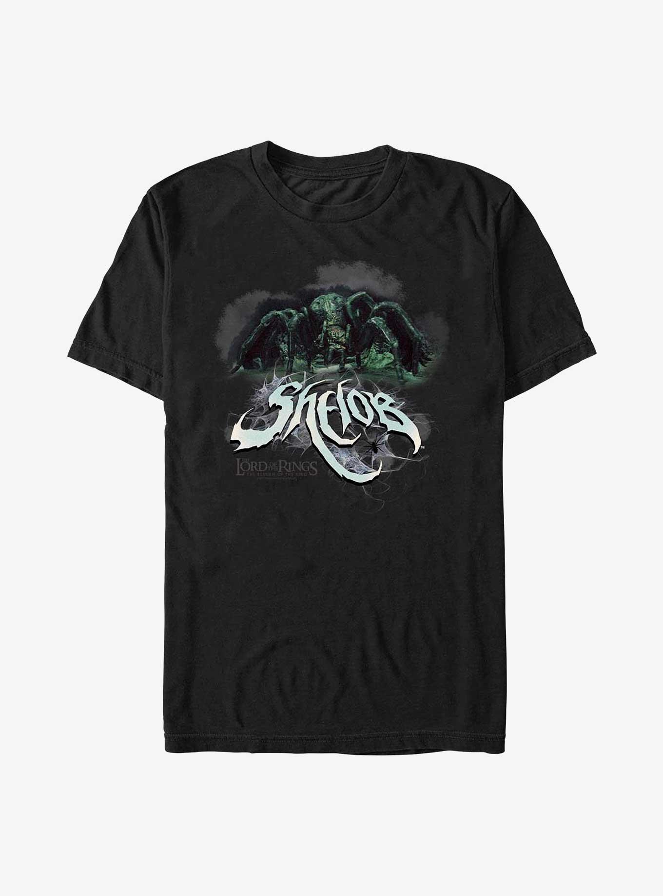 The Lord of the Rings Shelob Splash Big & Tall T-Shirt, BLACK, hi-res