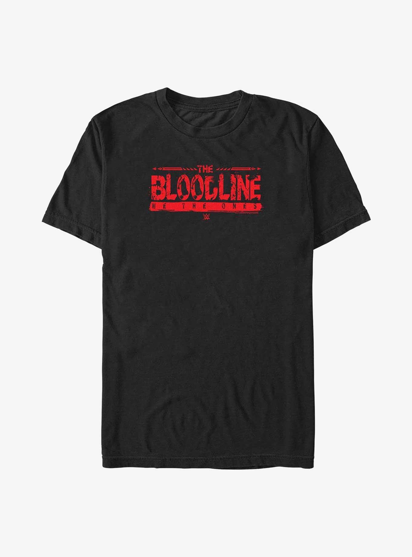 WWE Bloodline Logo Big & Tall T-Shirt, BLACK, hi-res