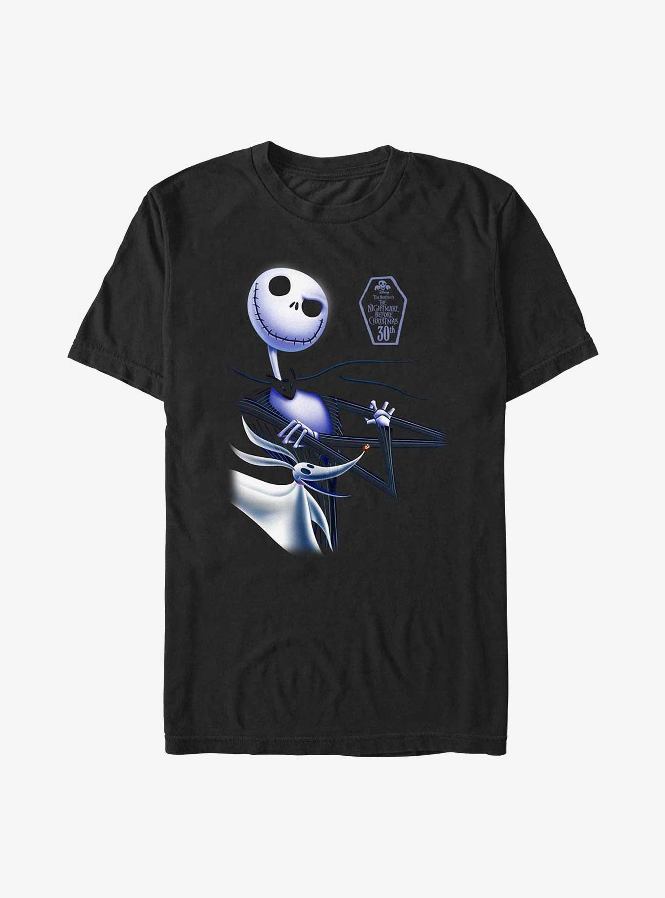 Disney The Nightmare Before Christmas Jack Profile Big & Tall T-Shirt, BLACK, hi-res