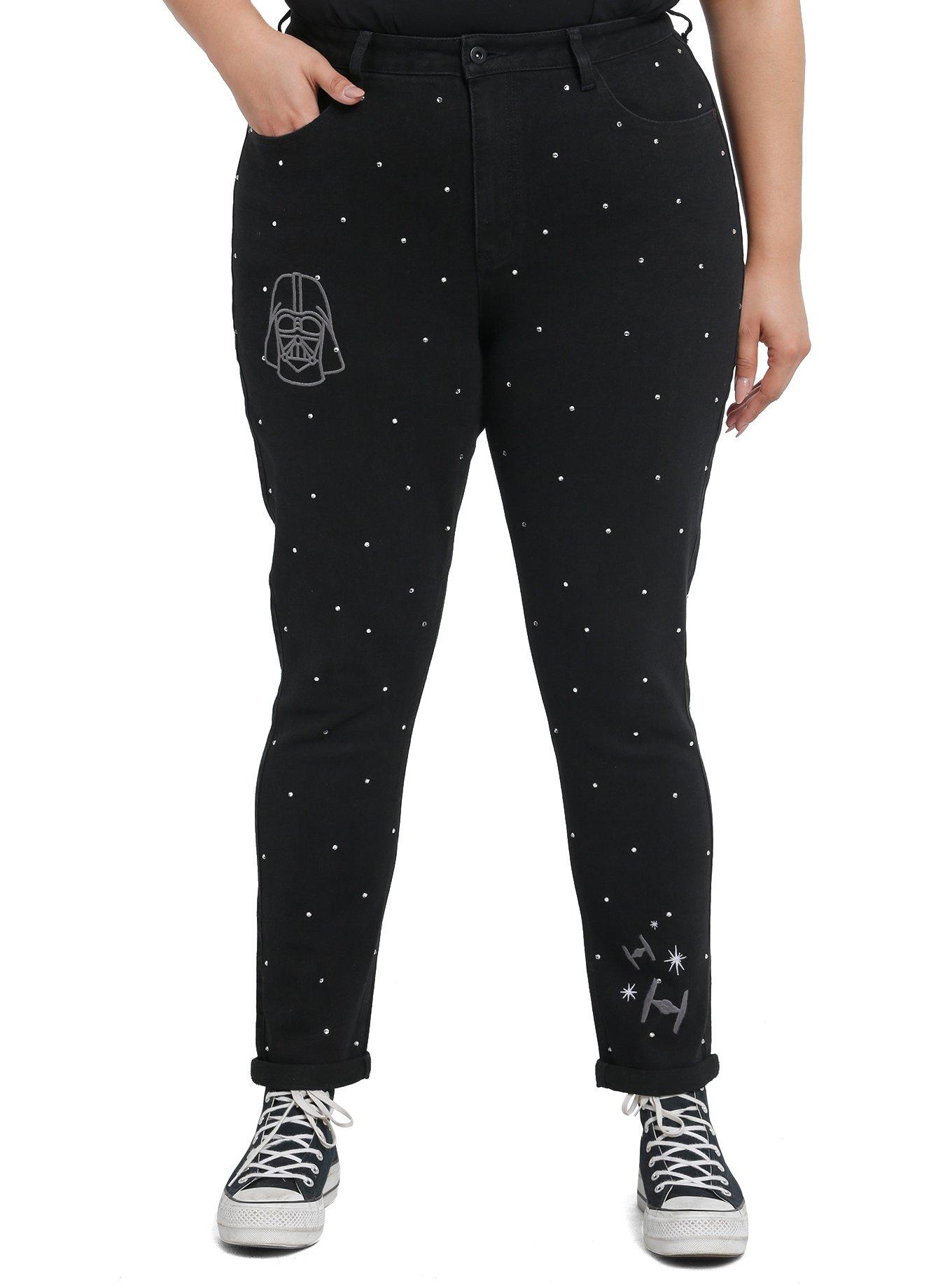 Her Universe Star Wars Darth Vader Mom Jeans Plus Size Her Universe Exclusive, , hi-res