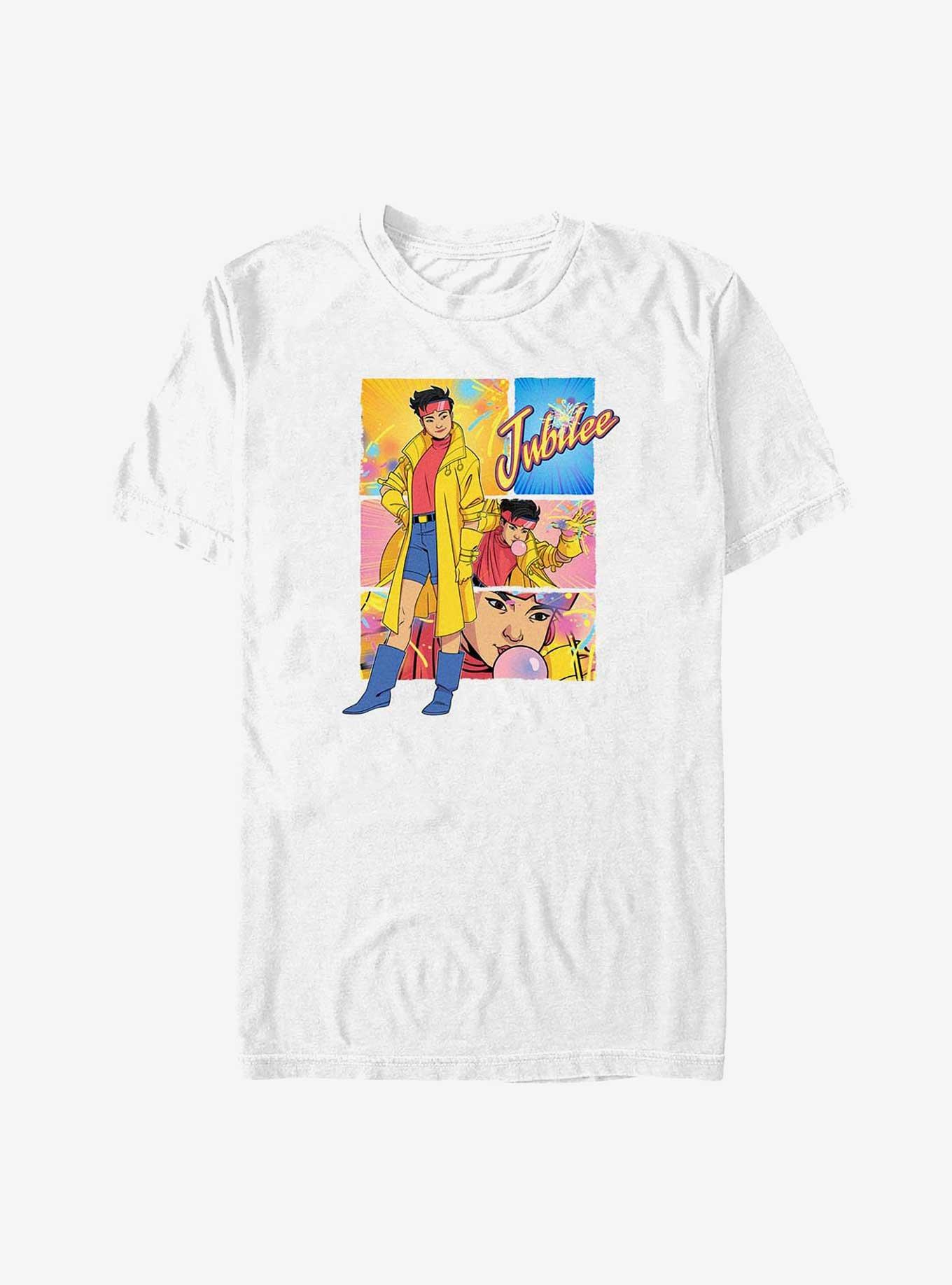 X-Men Jubilee Panels Big & Tall T-Shirt, WHITE, hi-res