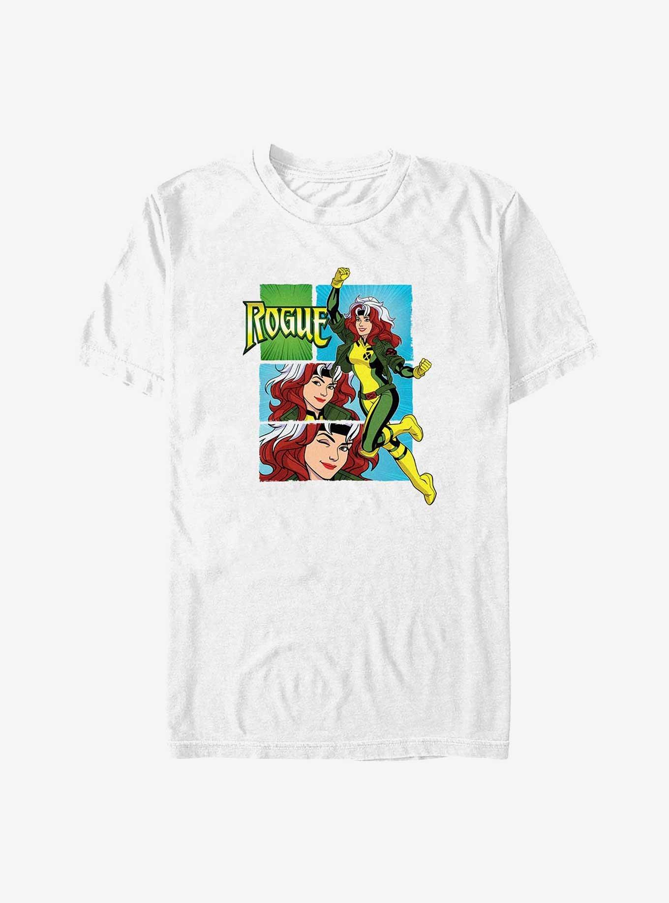 X-Men Rogue Panels Big & Tall T-Shirt, WHITE, hi-res