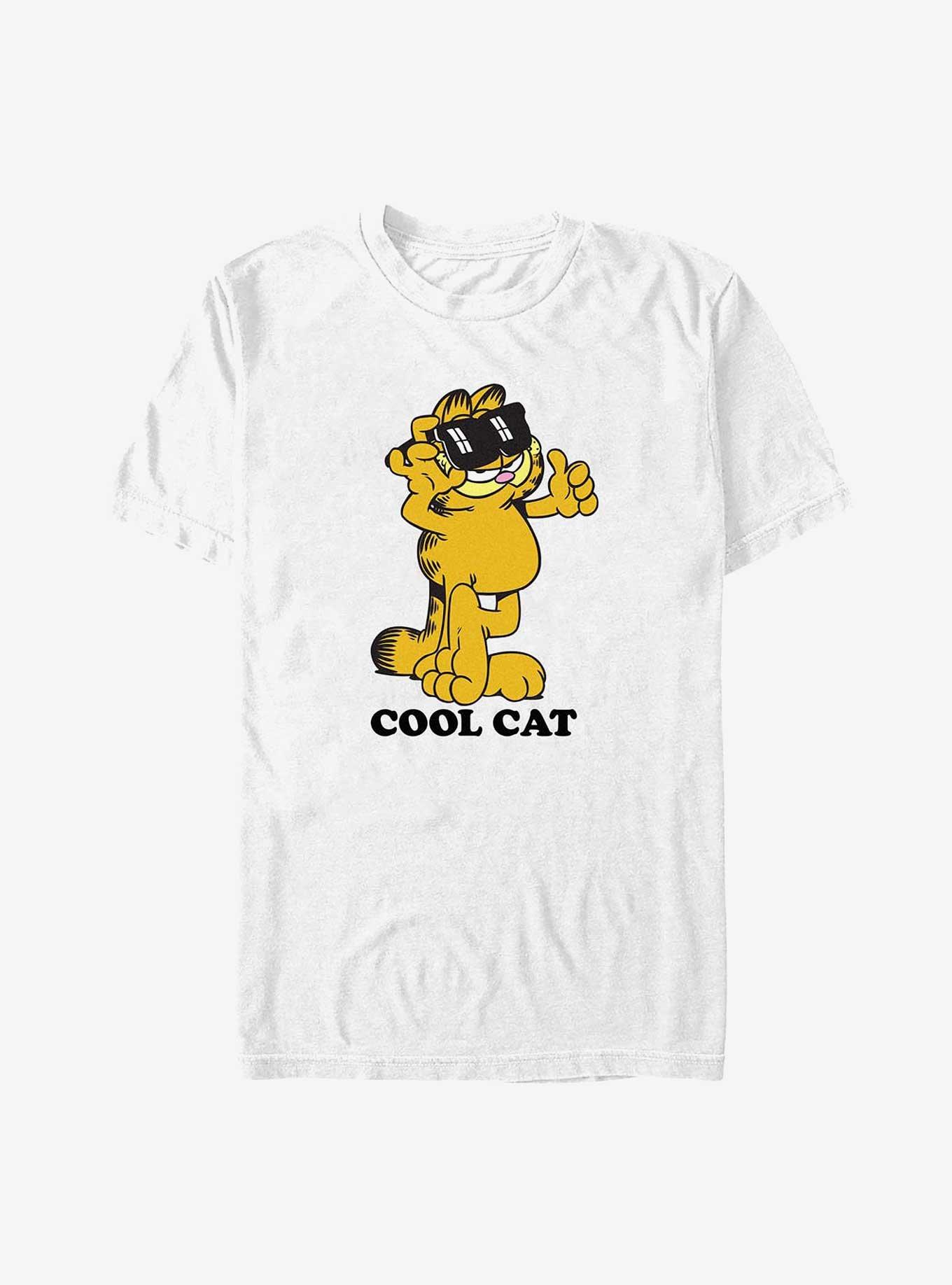 Garfield Cool Cat Big & Tall T-Shirt, WHITE, hi-res