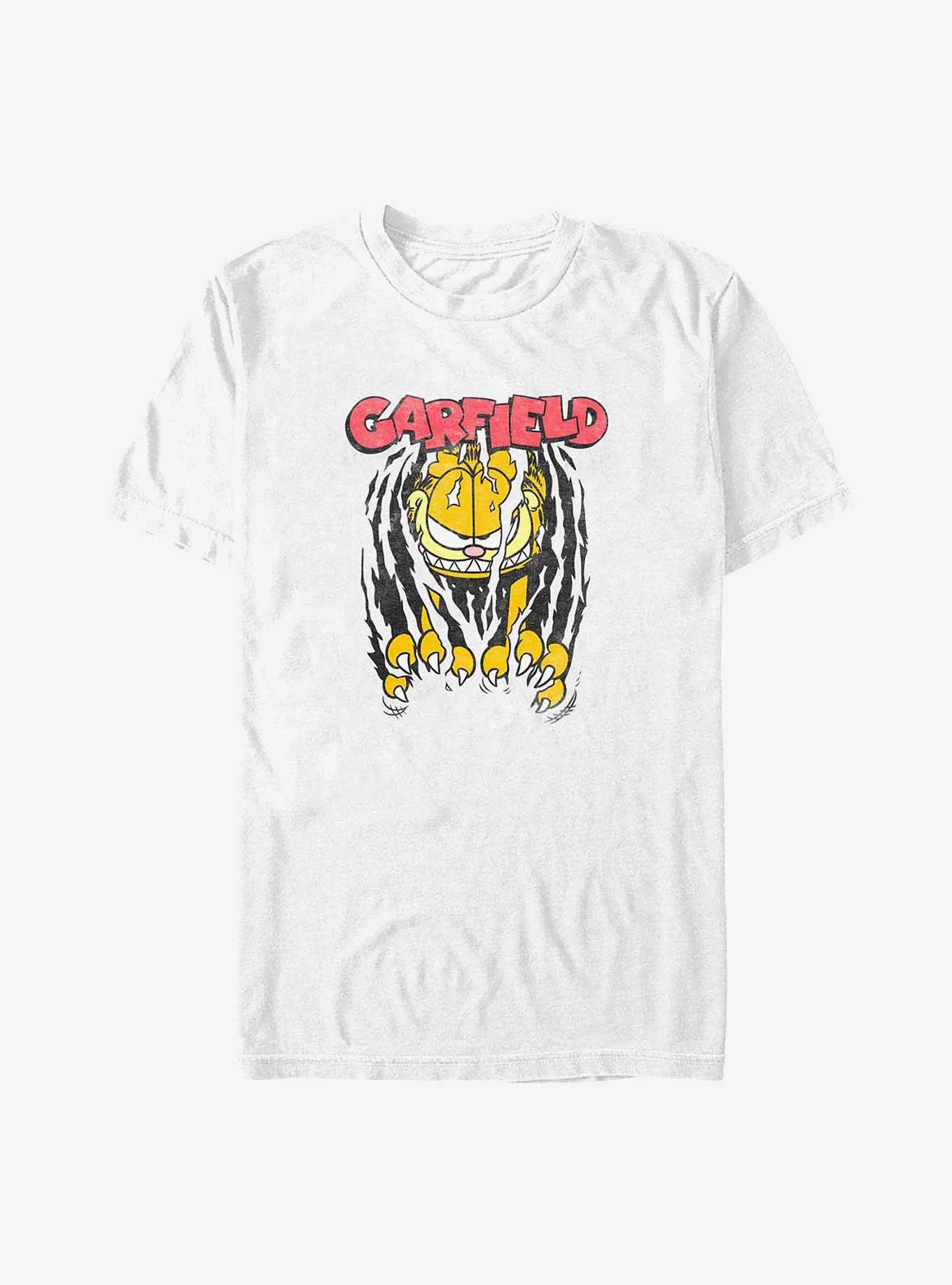 Garfield Rippin Big & Tall T-Shirt, WHITE, hi-res