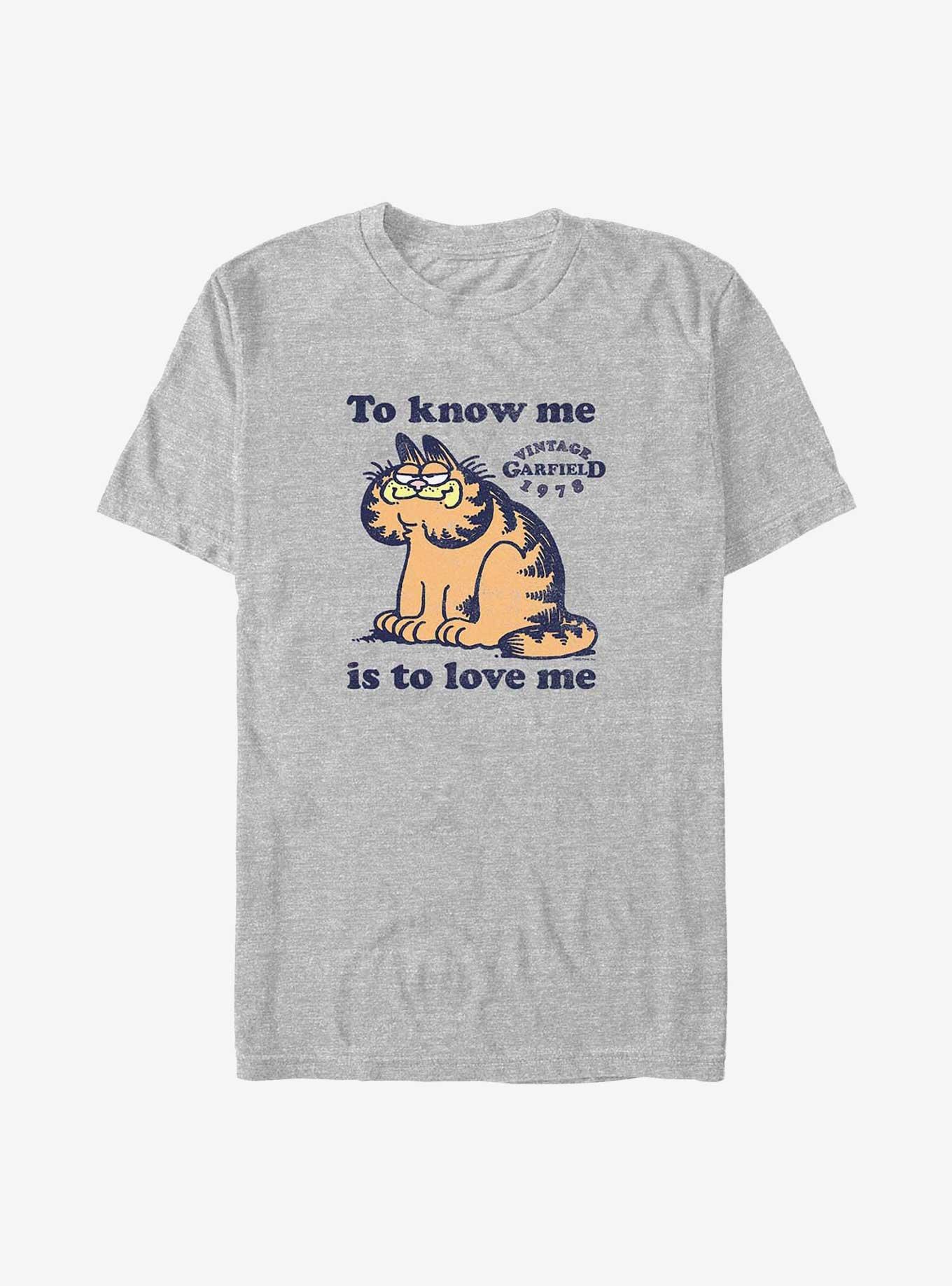 Garfield Vintage Garfield Love Big & Tall T-Shirt, ATH HTR, hi-res