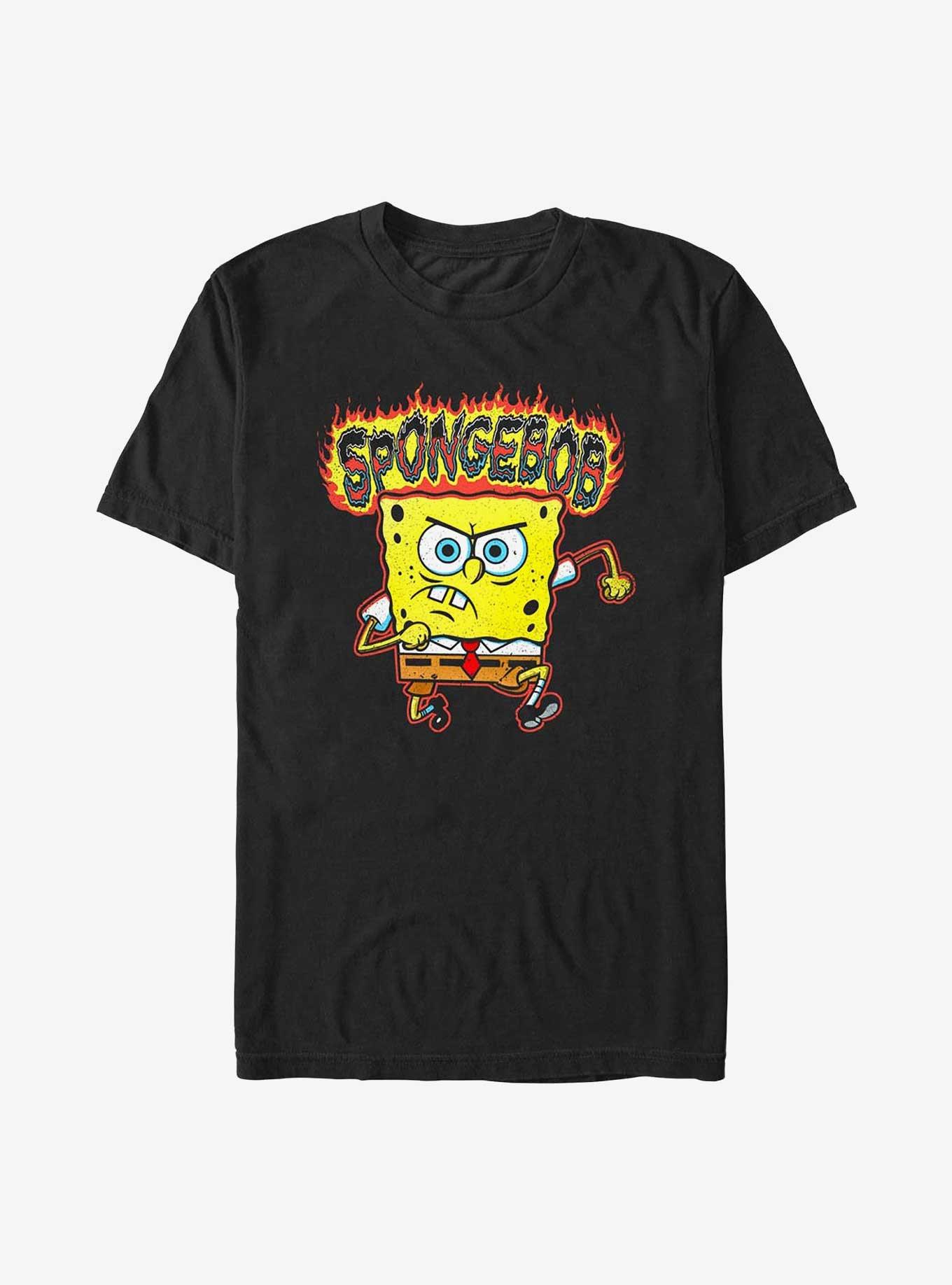 Spongebob Squarepants Flame Big & Tall T-Shirt, , hi-res