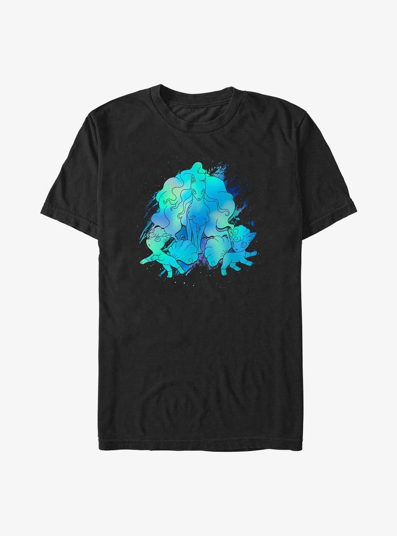 Pokemon Alolan Northern Lights Big & Tall T-Shirt, BLACK, hi-res