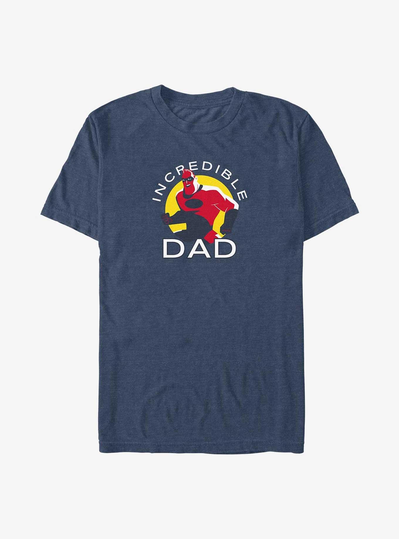 Disney Pixar The Incredibles Mr. Incredible Dad Big & Tall T-Shirt, NAVY HTR, hi-res