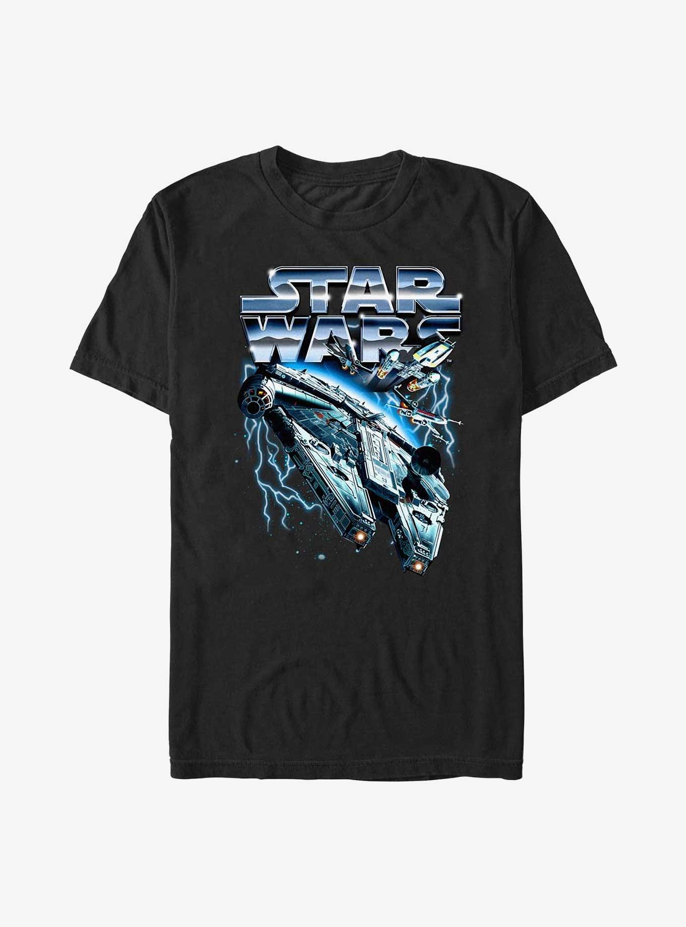 Star Wars Metal Ship Big & Tall T-Shirt, BLACK, hi-res