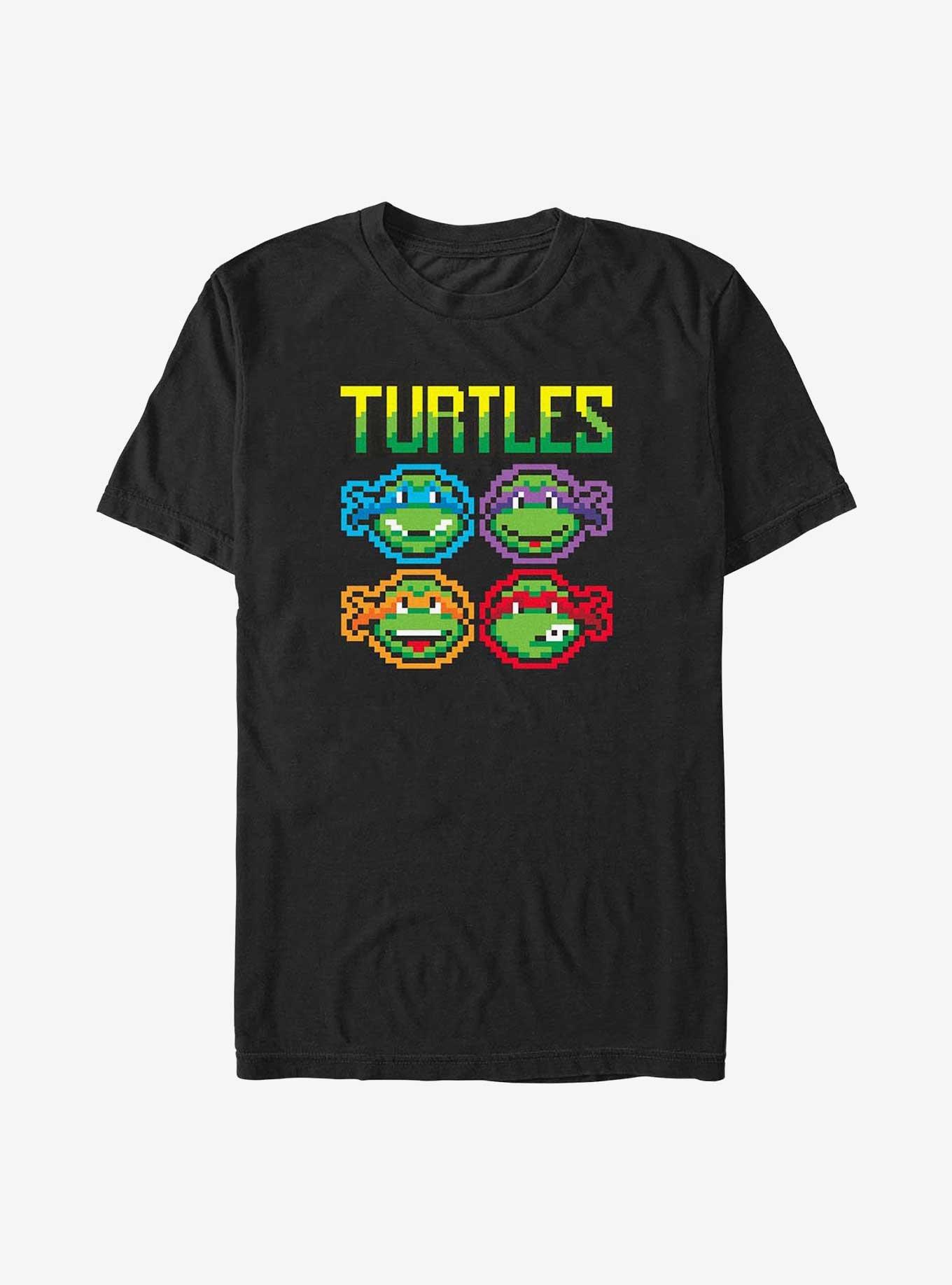 Teenage Mutant Ninja Turtles 8-Bit Crew Big & Tall T-Shirt, BLACK, hi-res