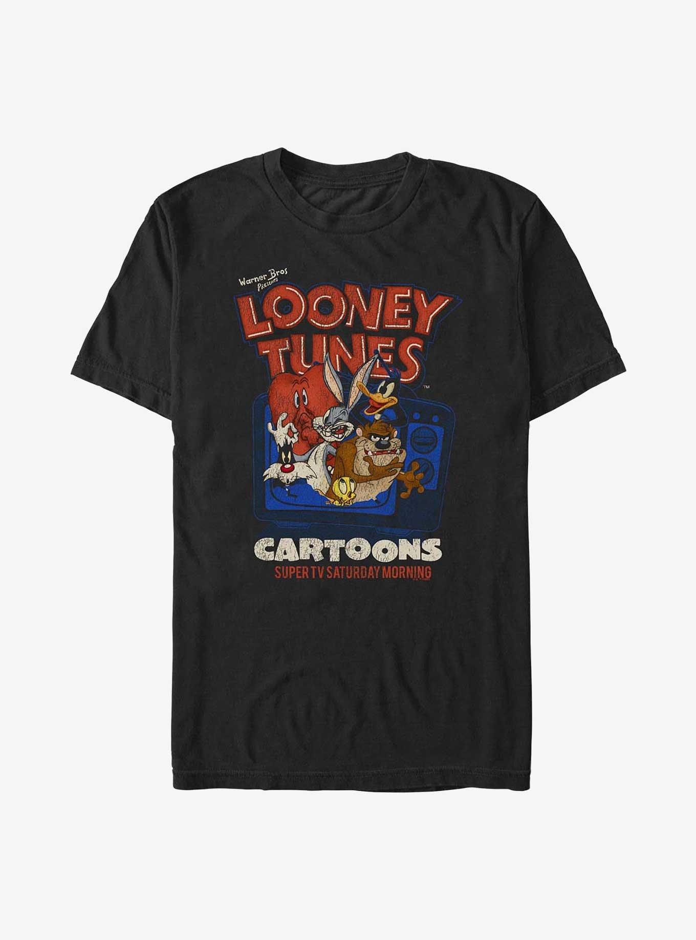 Looney Tunes Looney Tv Big & Tall T-Shirt, BLACK, hi-res