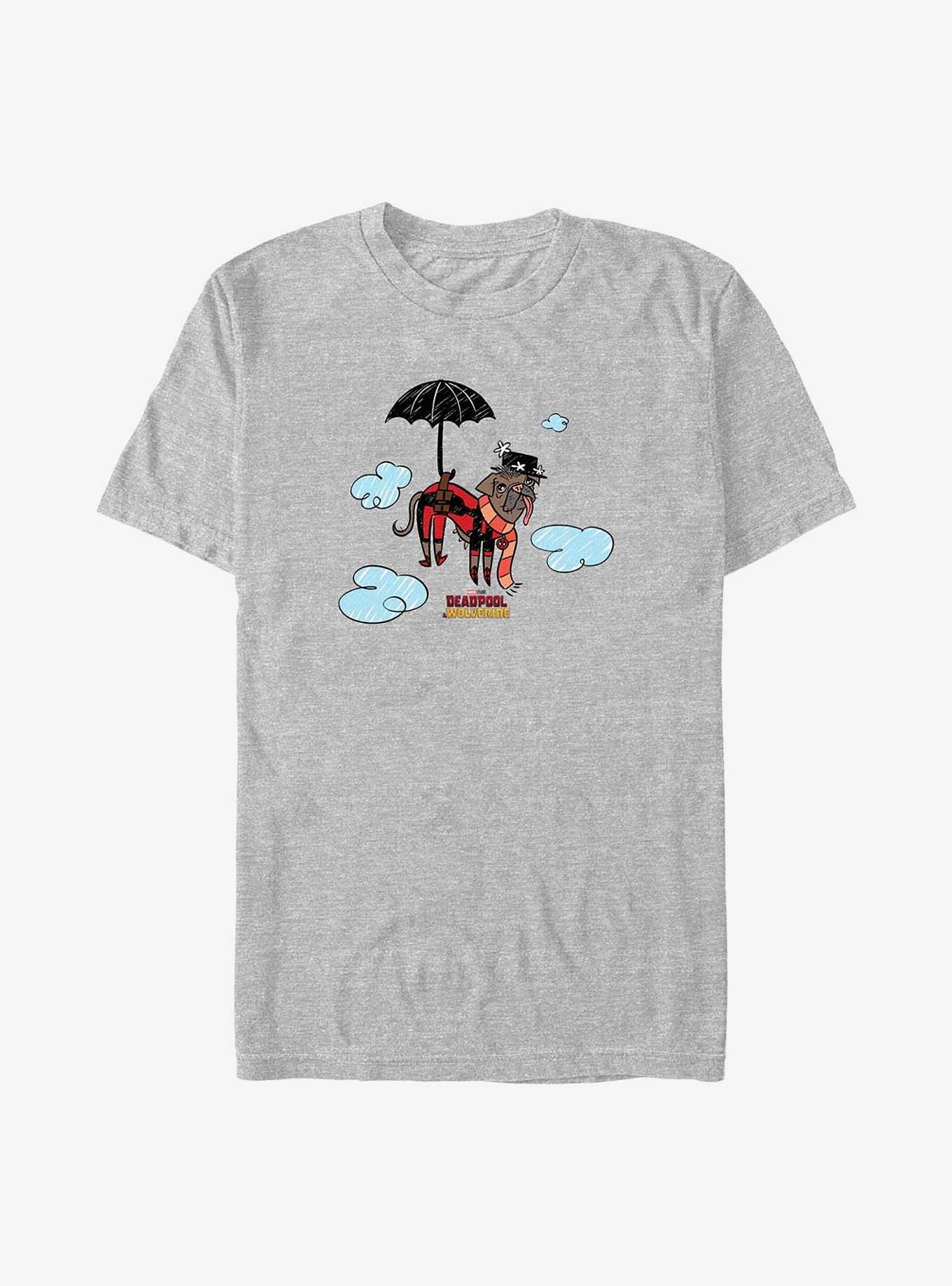 Marvel Deadpool & Wolverine Dogpool Poppins Big & Tall T-Shirt, , hi-res