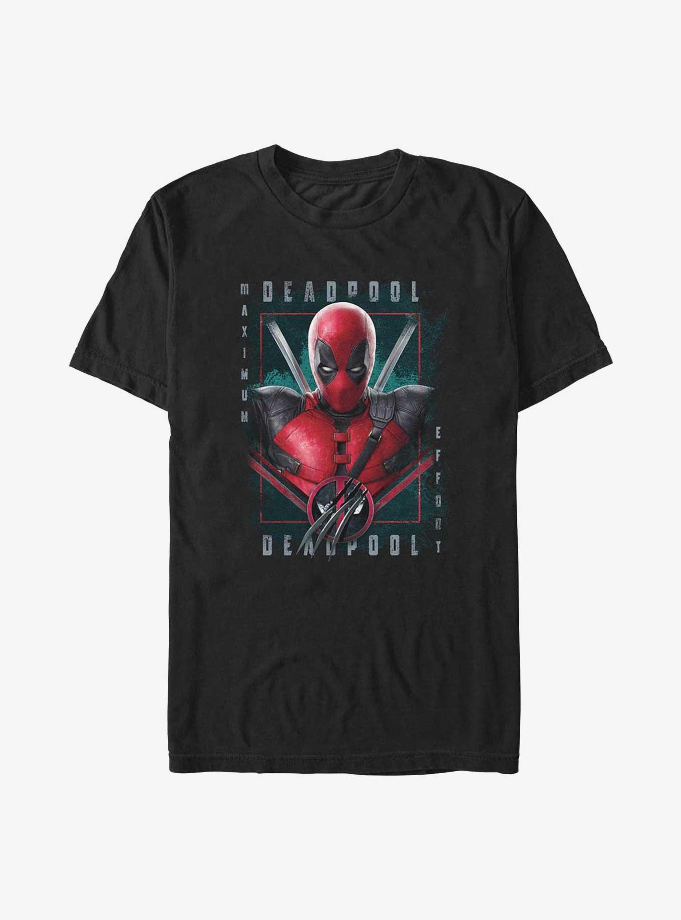 Marvel Deadpool & Wolverine Pool Port Big & Tall T-Shirt, BLACK, hi-res