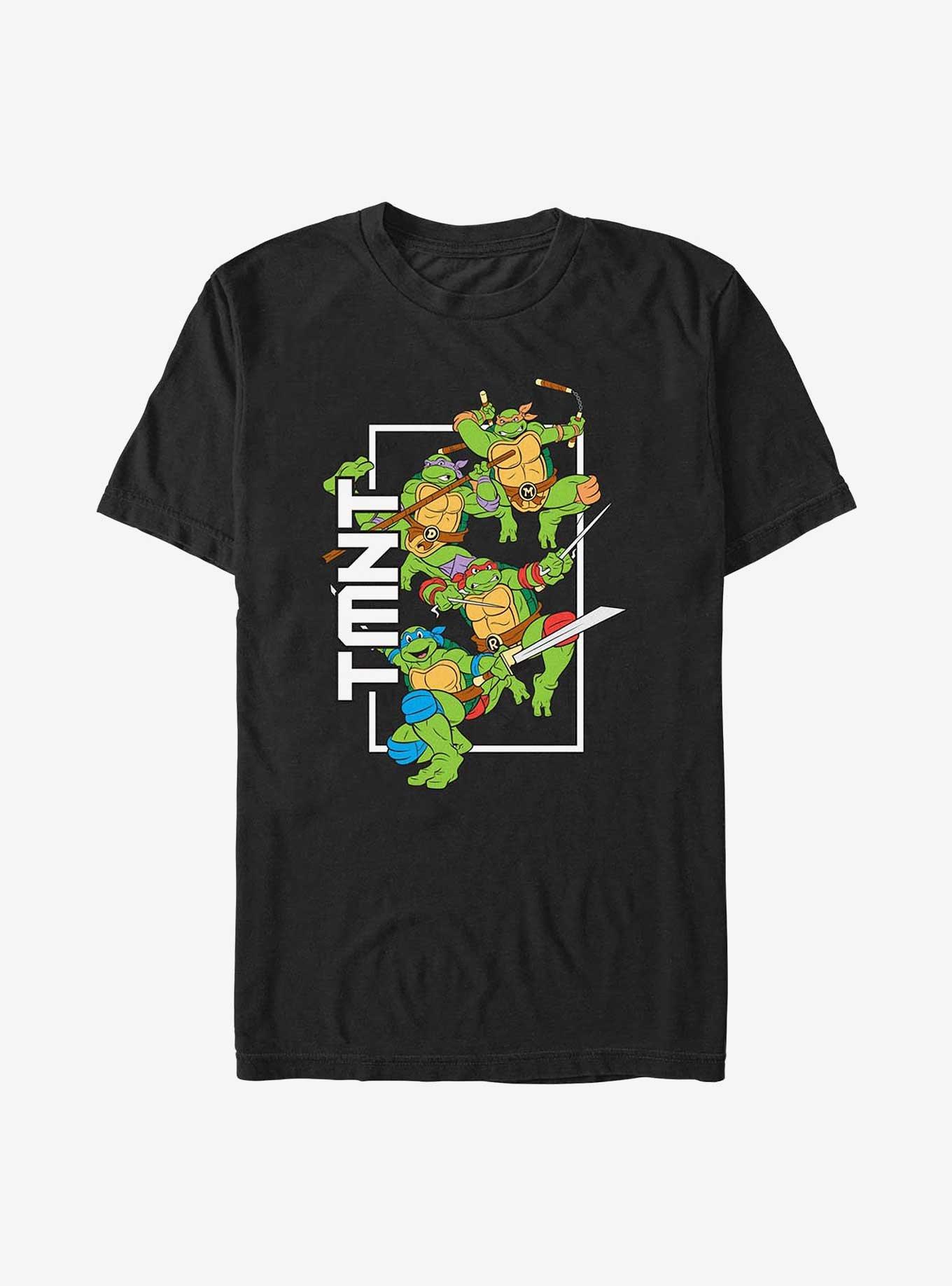Teenage Mutant Ninja Turtles Team Side Name Big & Tall T-Shirt, BLACK, hi-res