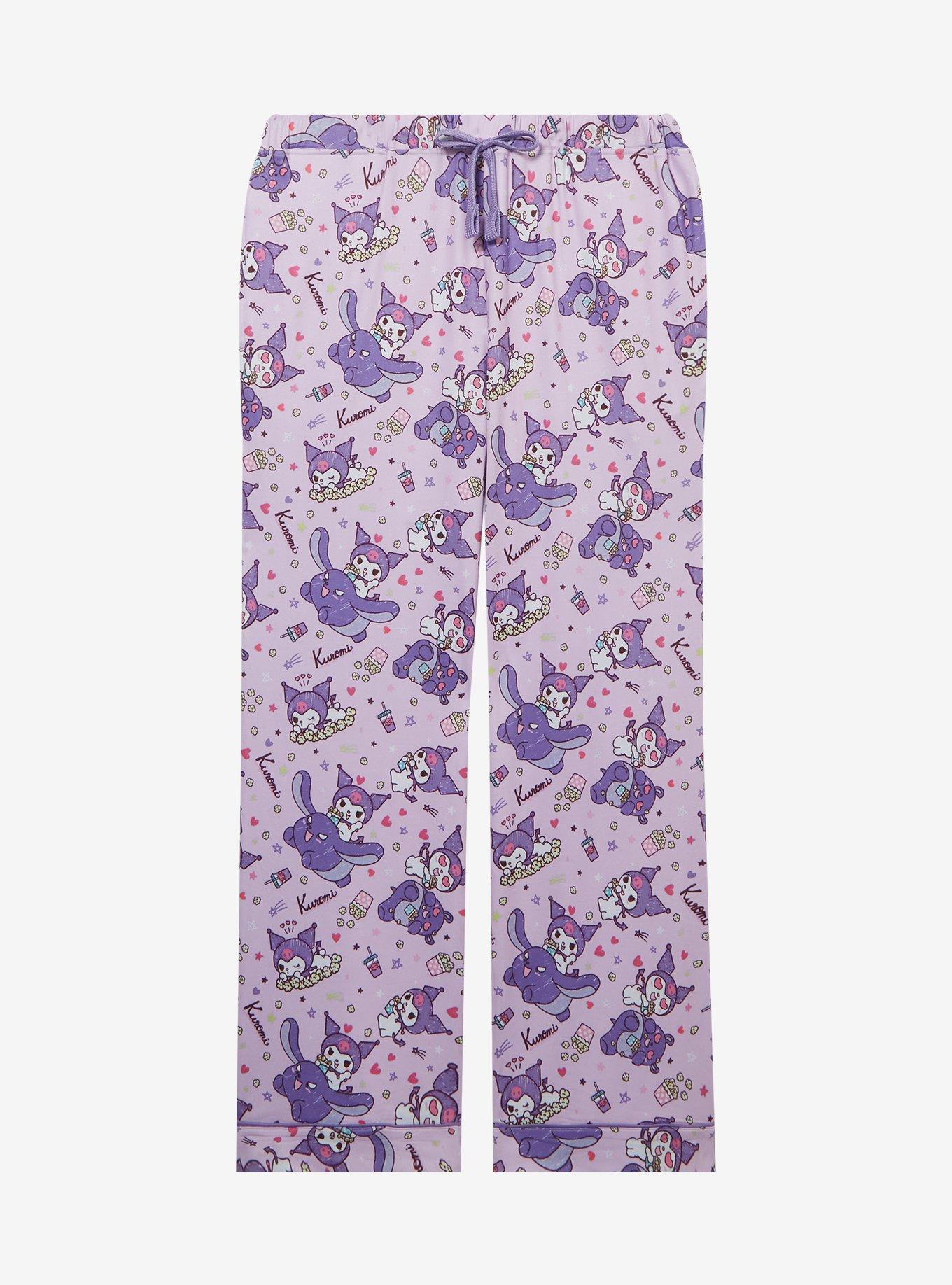 Sanrio Kuromi Sleepover Women's Sleep Pants — BoxLunch Exclusive, LAVENDER, hi-res