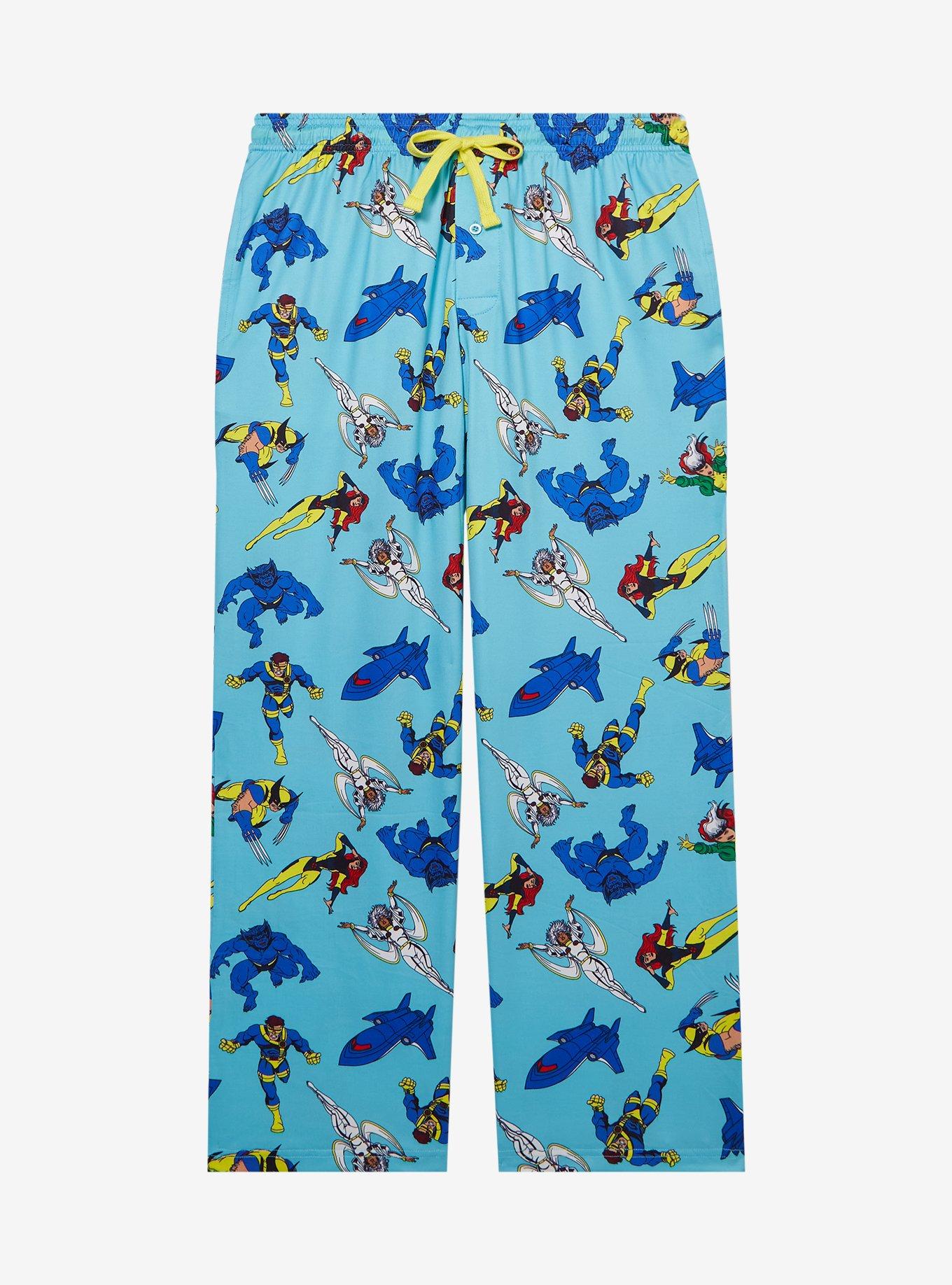 Marvel X-Men '97 Allover Print Women's Plus Size Sleep Pants — BoxLunch Exclusive, , hi-res