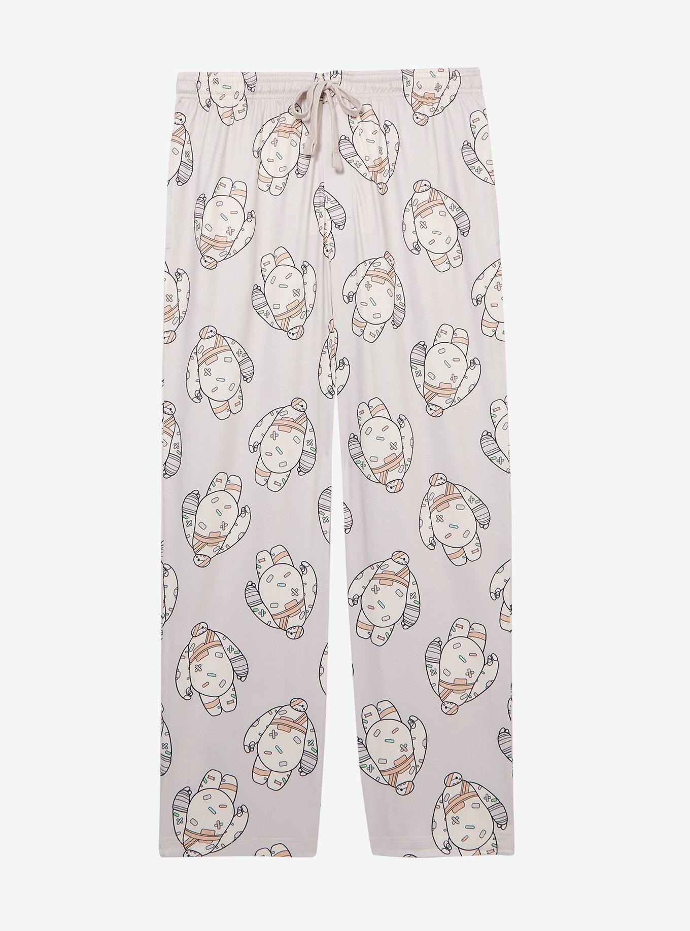 Disney Big Hero 6 Baymax Bandage Allover Print Sleep Pants — BoxLunch Exclusive, , hi-res