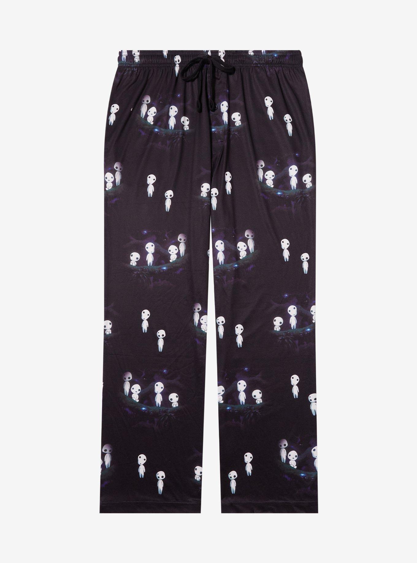 Studio Ghibli® Princess Mononoke Kodama Allover Print Sleep Pants, , hi-res