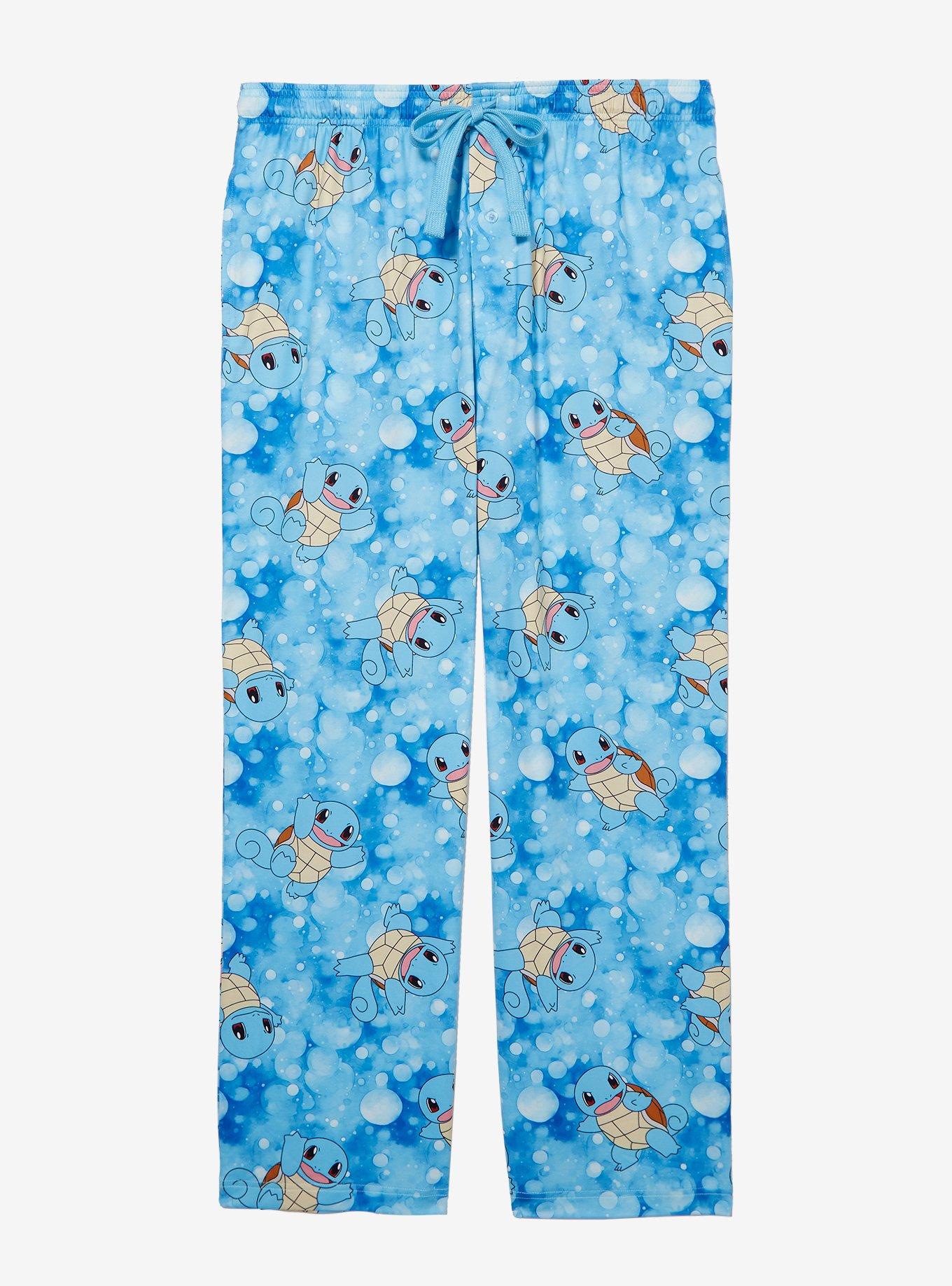 Pokémon Squirtle Bubble Allover Print Sleep Pants — BoxLunch Exclusive, , hi-res