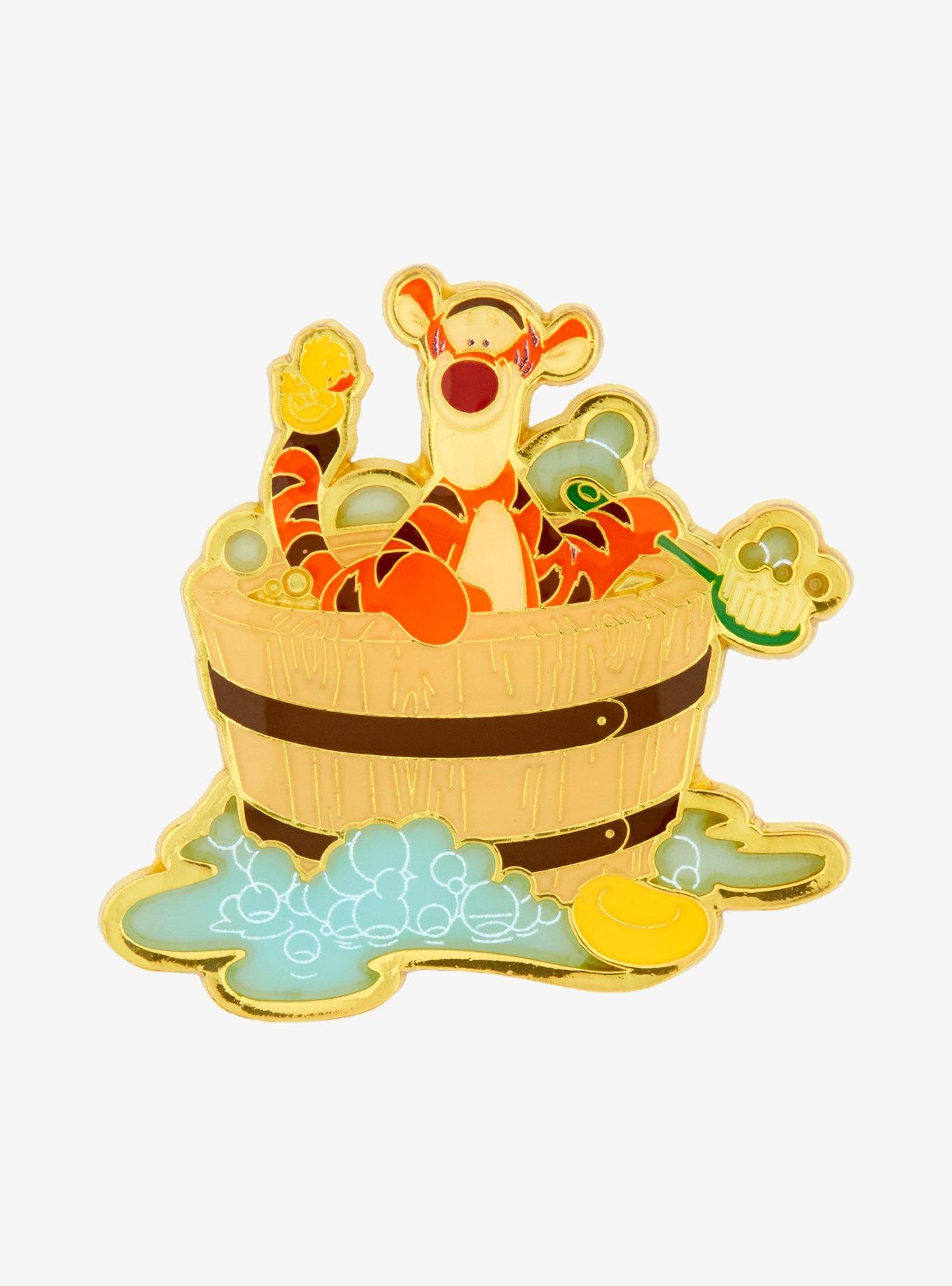 Loungefly Disney Winnie the Pooh Tigger Bathtub Enamel Pin — BoxLunch Exclusive, , hi-res