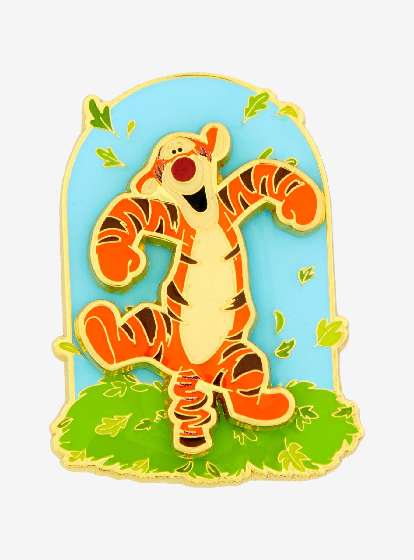 Loungefly Disney Winnie the Pooh Tigger Bouncing Enamel Pin — BoxLunch Exclusive, , hi-res