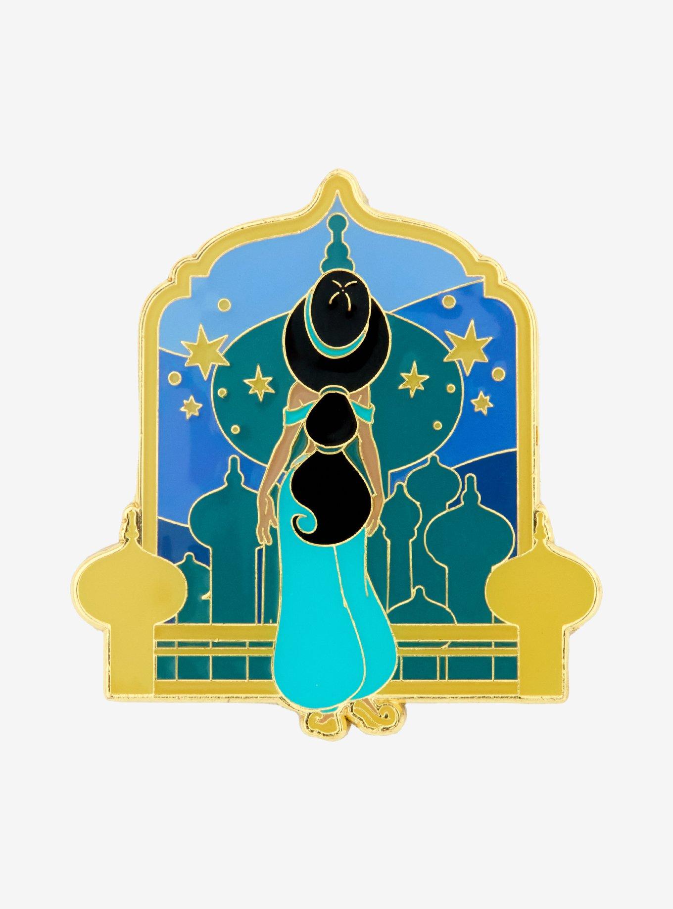 Loungefly Disney Aladdin Jasmine Balcony Enamel Pin — BoxLunch Exclusive, , hi-res