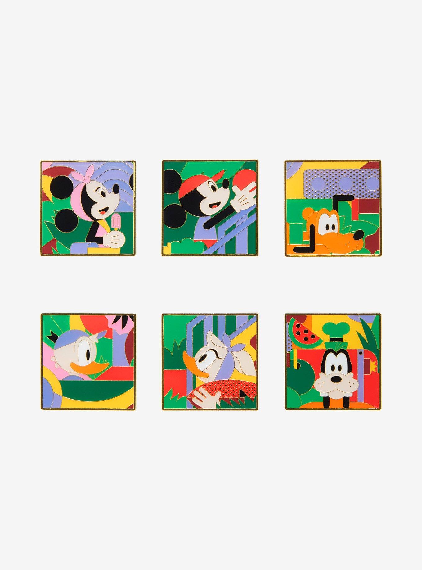 Loungefly Disney Mickey Mouse and Friends Artwork Blind Box Enamel Pin - BoxLunch Exclusive, , hi-res