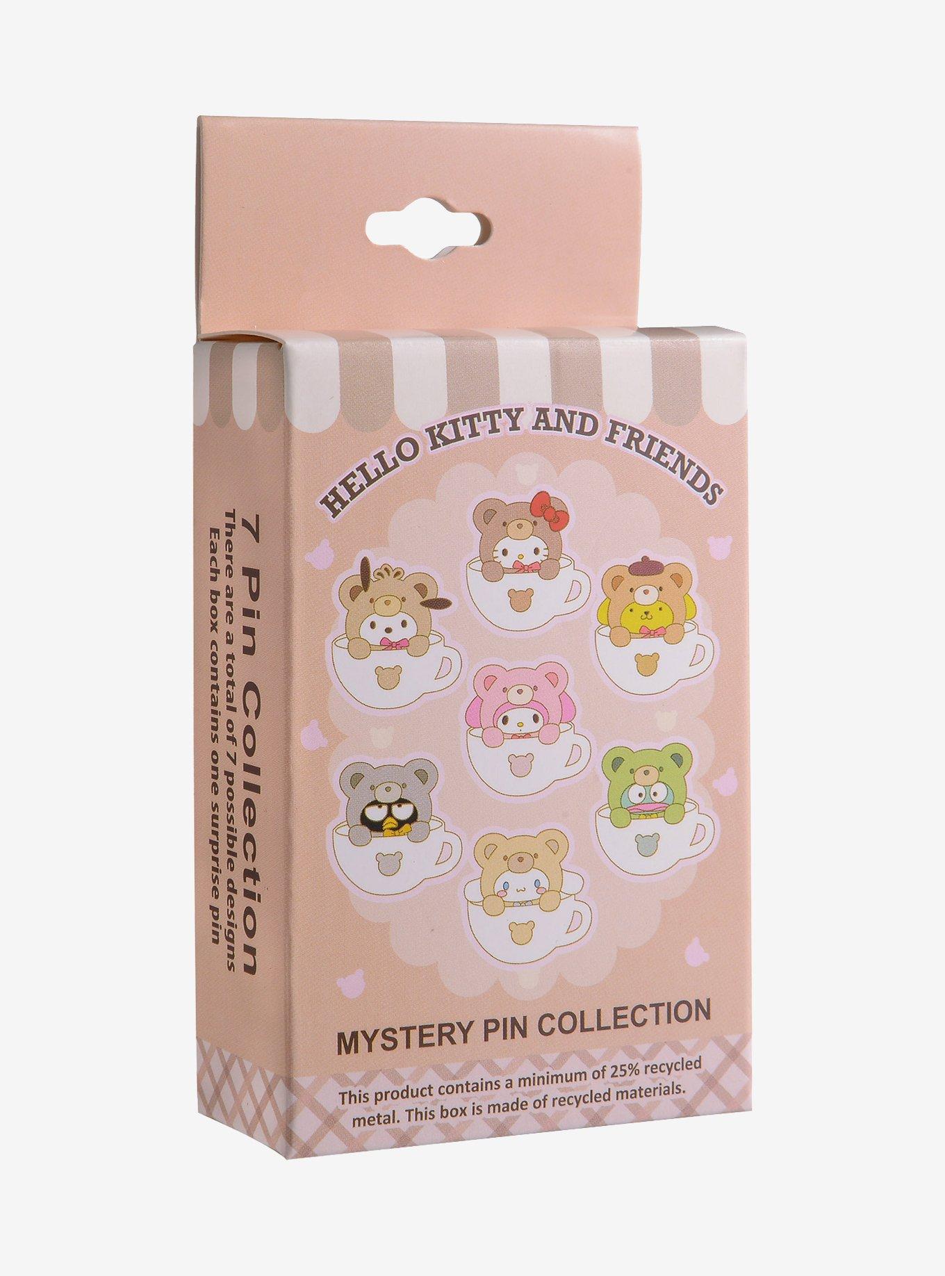 Sanrio Hello Kitty and Friends Latte Bear Tea Cup Blind Box Enamel Pin — BoxLunch Exclusive, , hi-res