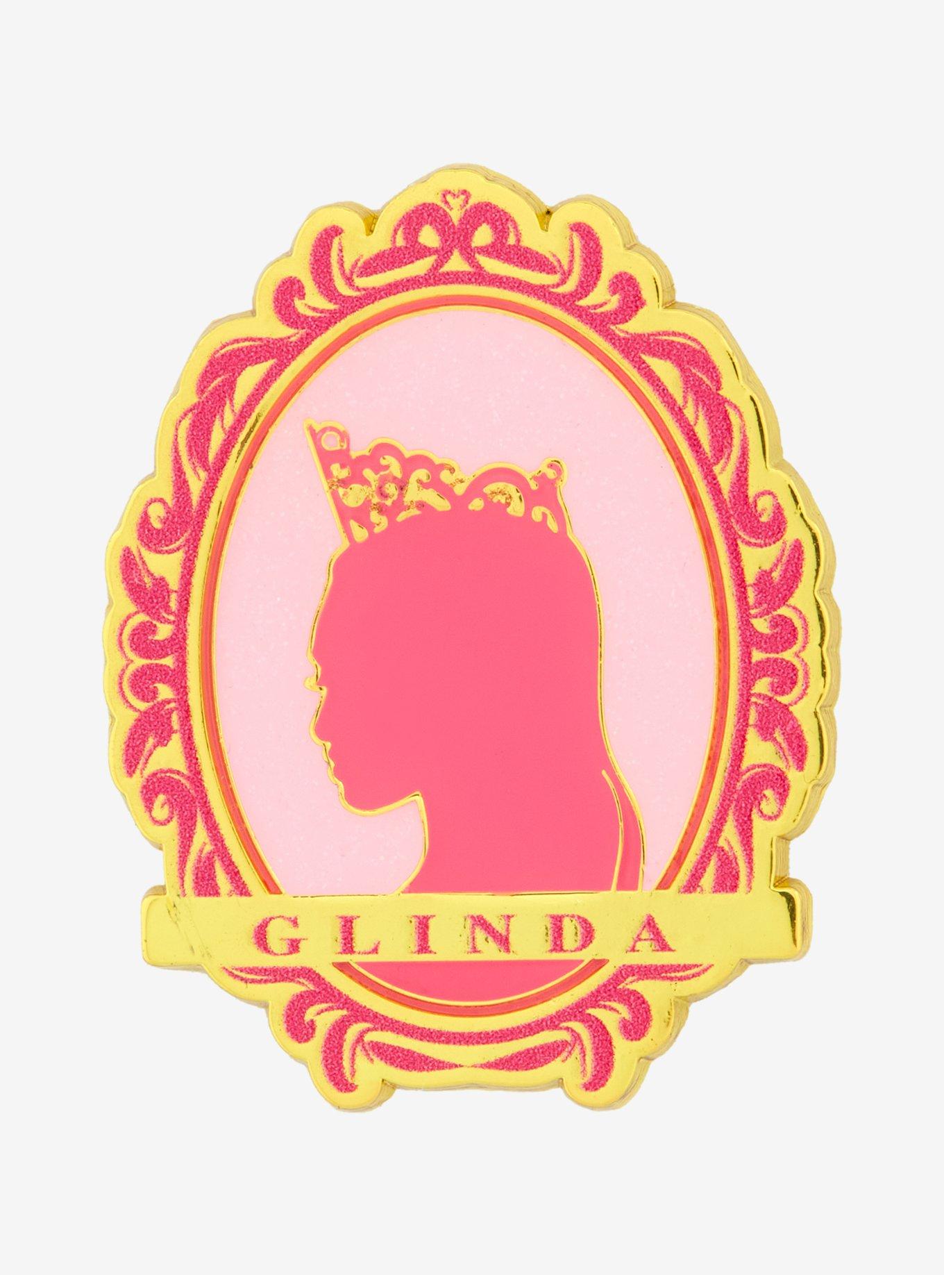 Loungefly Wicked Glinda Glitter Frame Enamel Pin - BoxLunch Exclusive, , hi-res