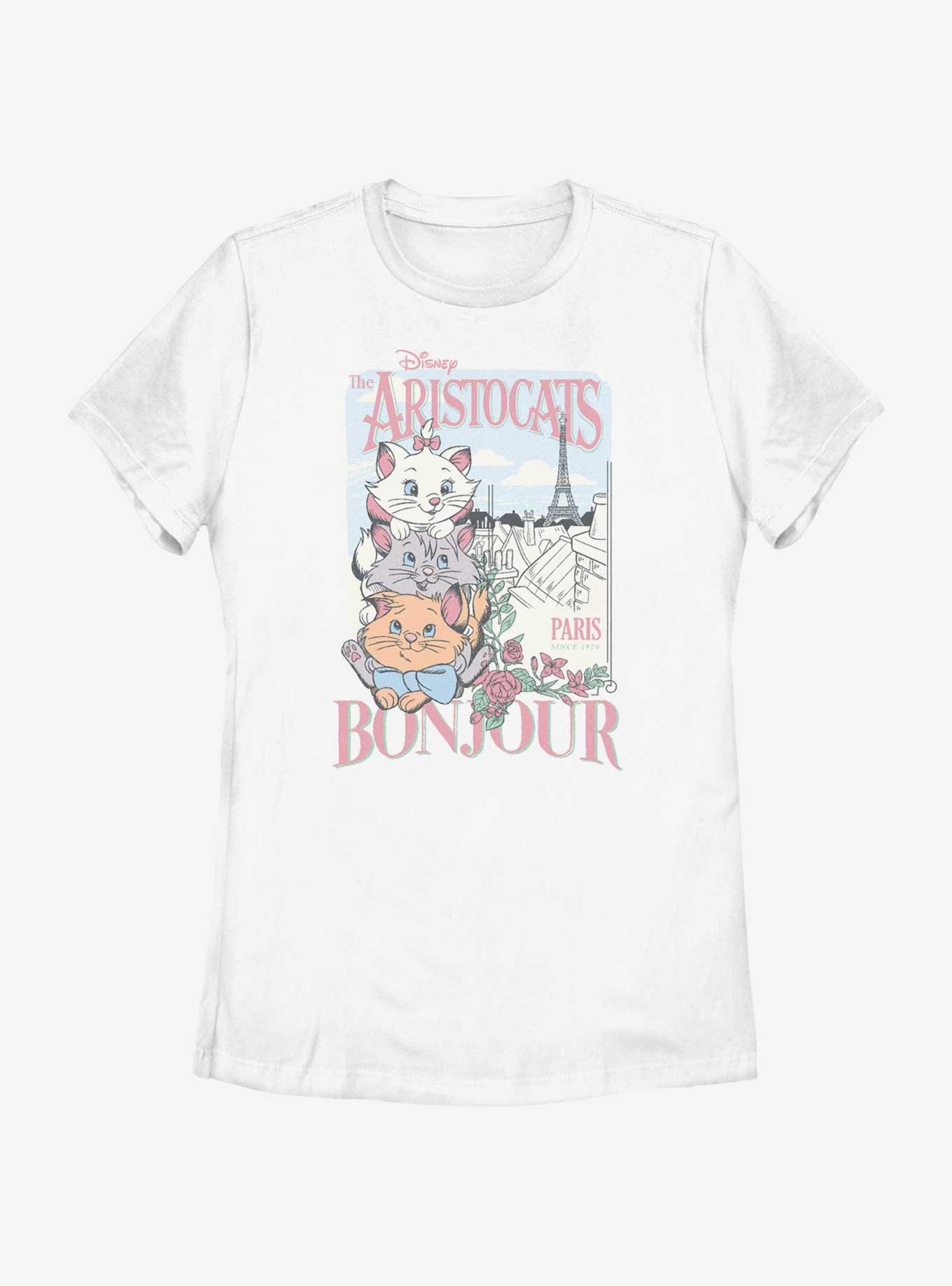 Disney The Aristocats Bonjour Trio Cats Womens T-Shirt, , hi-res