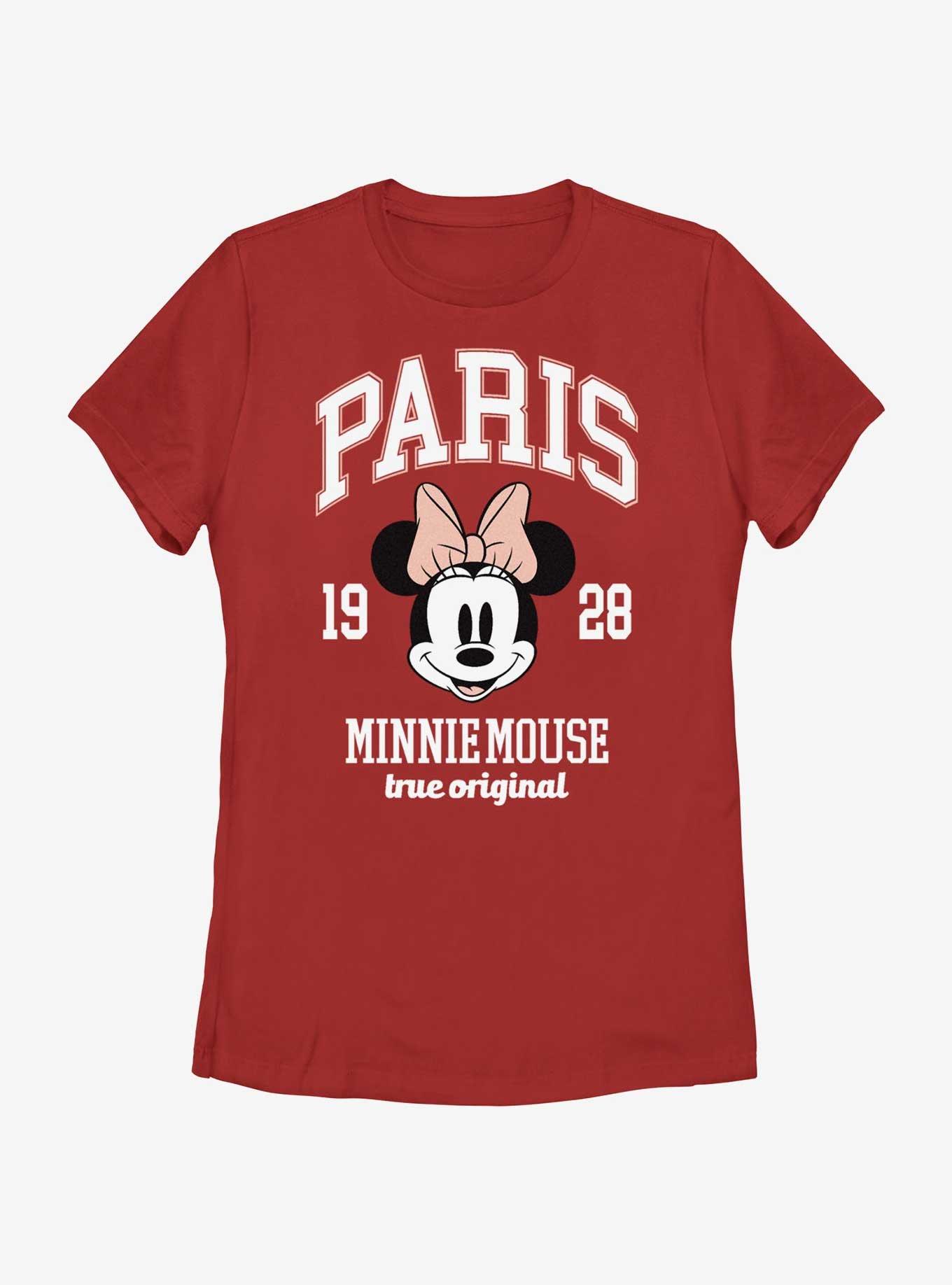 Disney Minnie Mouse True Original ParisWomens T-Shirt, RED, hi-res