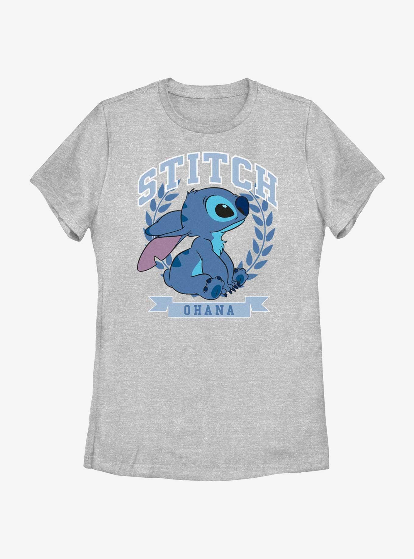 Disney Lilo & Stitch Athletic Stitch Womens T-Shirt, ATH HTR, hi-res