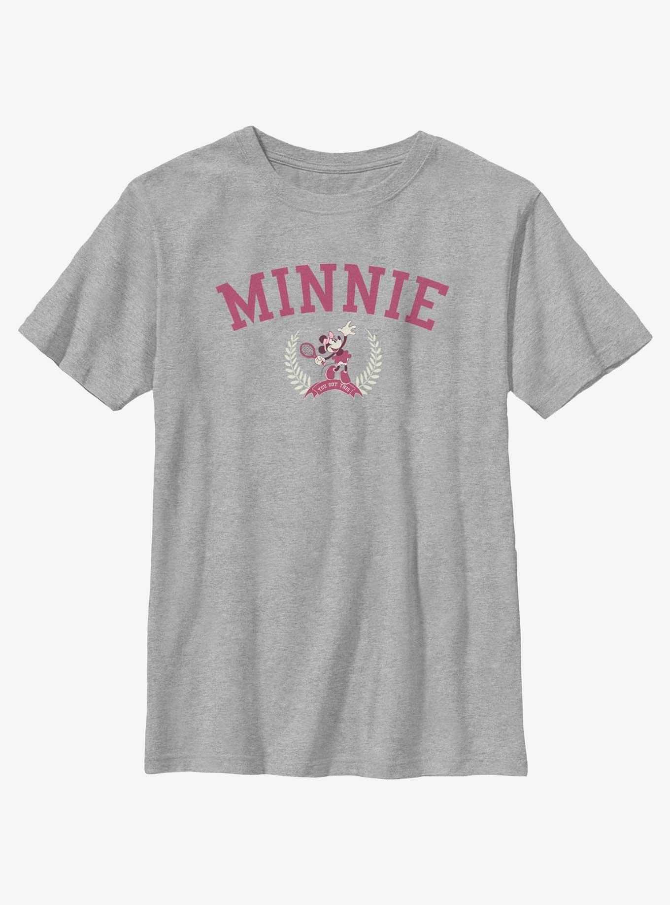 Disney Minnie Mouse Sport You Got This Youth T-Shirt, ATH HTR, hi-res