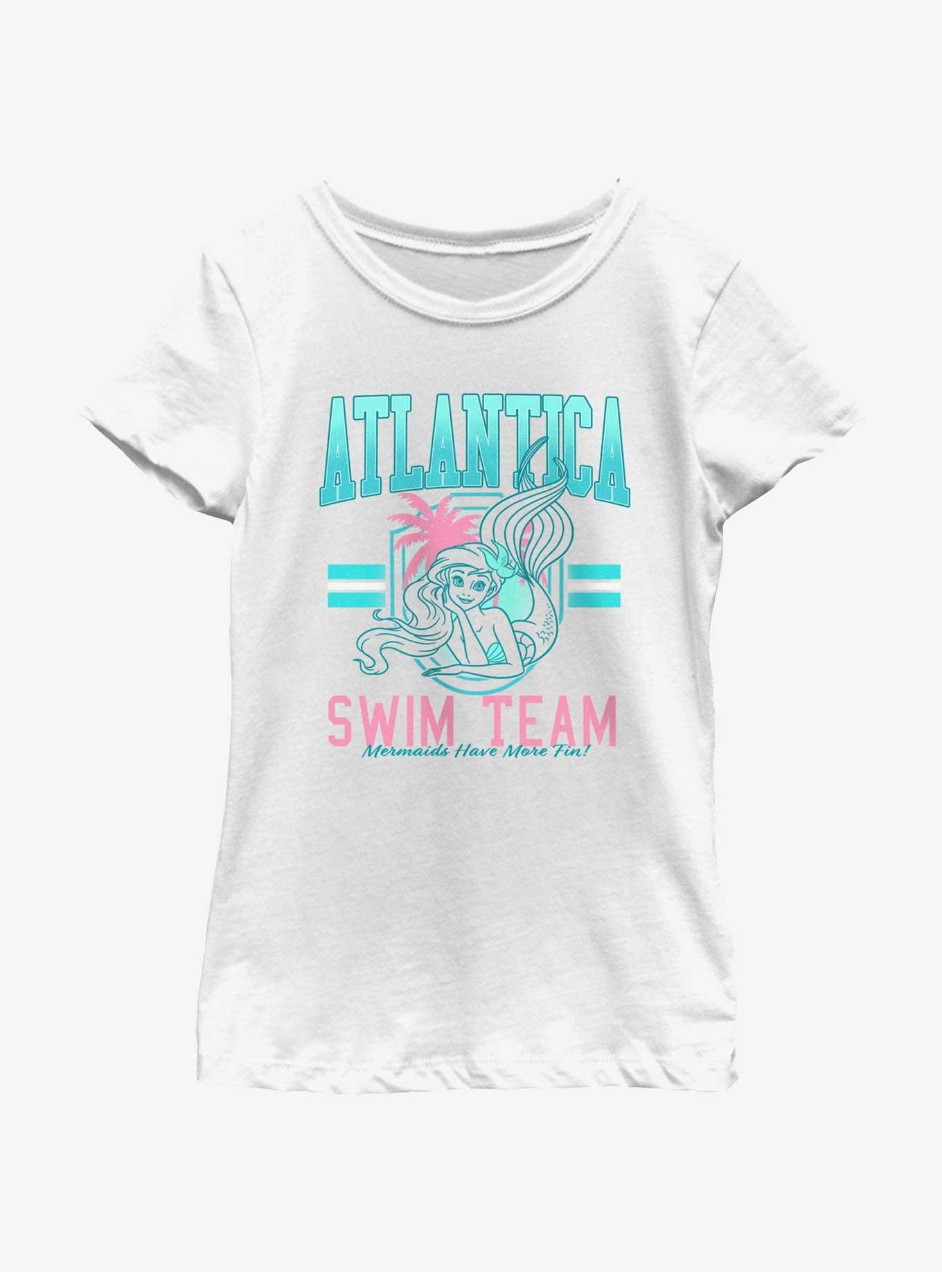 Disney The Little Mermaid Atlantica Ariel Swim Team Youth Girls T-Shirt, , hi-res