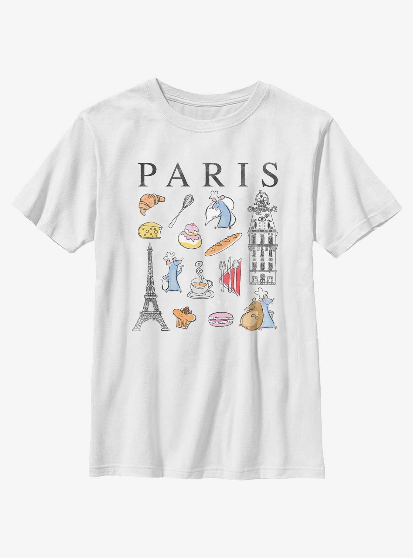 Disney Pixar Ratatouille Paris Icons Youth T-Shirt, , hi-res