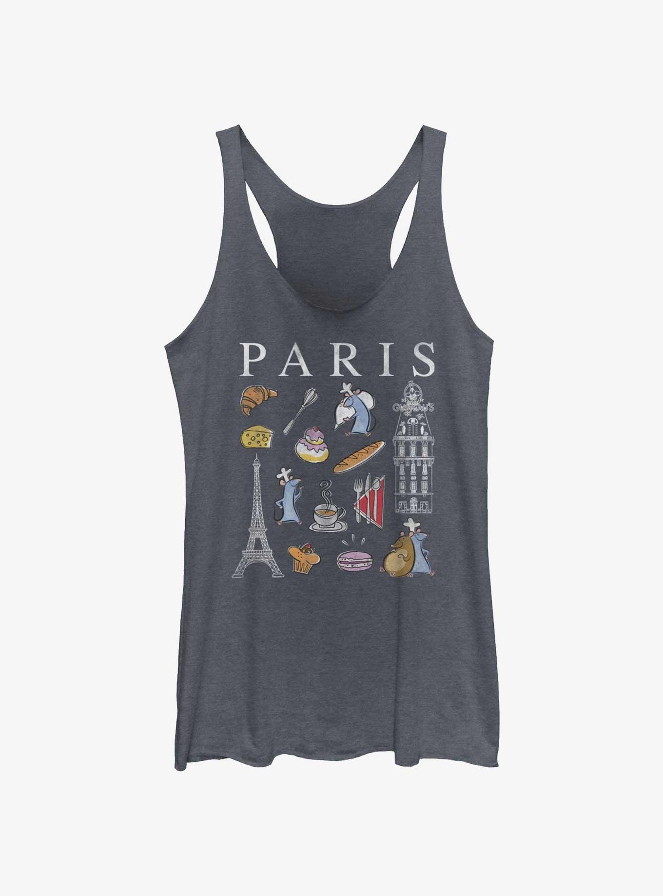 Disney Pixar Ratatouille Paris Icons Grid Womens Tank Top, , hi-res