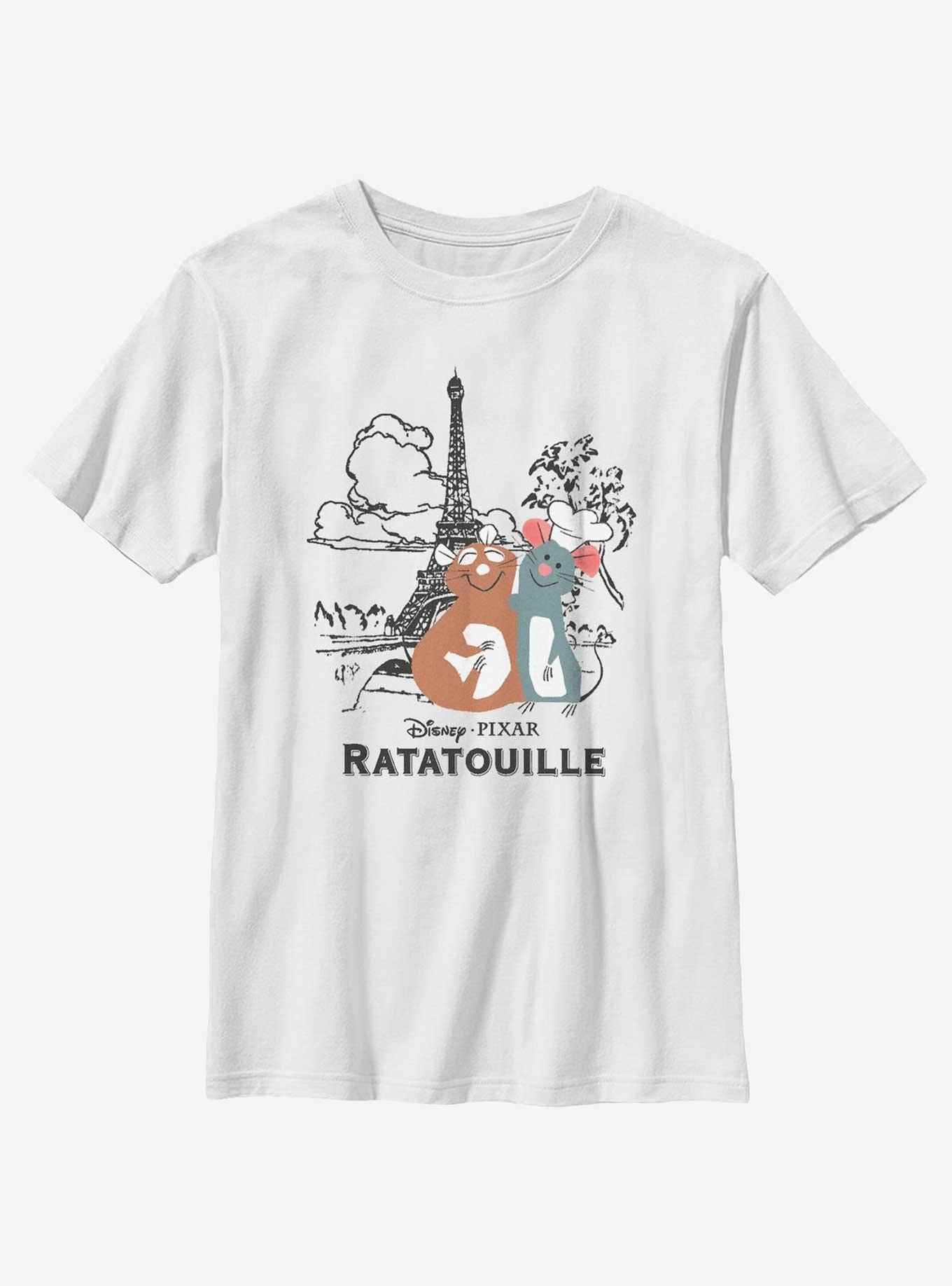 Disney Pixar Ratatouille Paris Background Youth T-Shirt, , hi-res