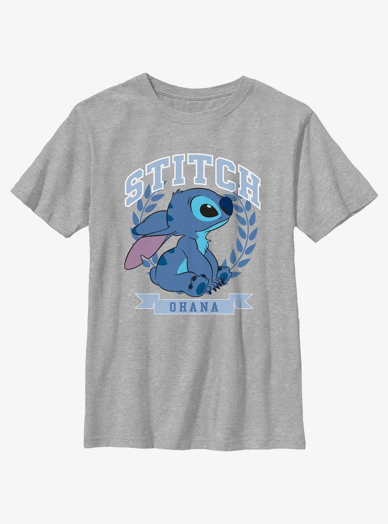 Disney Lilo & Stitch Athletic Stitch Youth T-Shirt, ATH HTR, hi-res