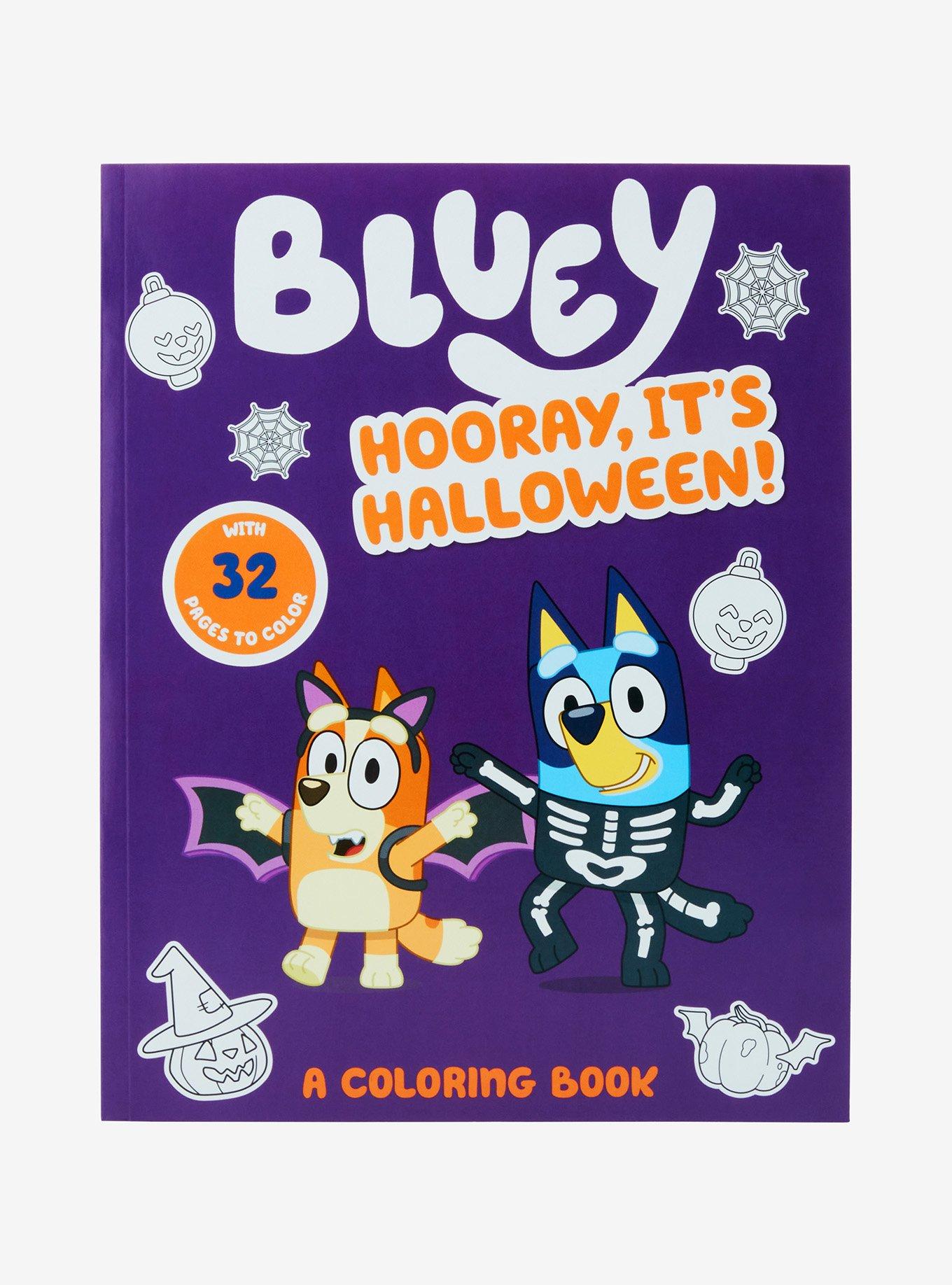 Bluey Hooray, It's Halloween Coloring Book, , hi-res