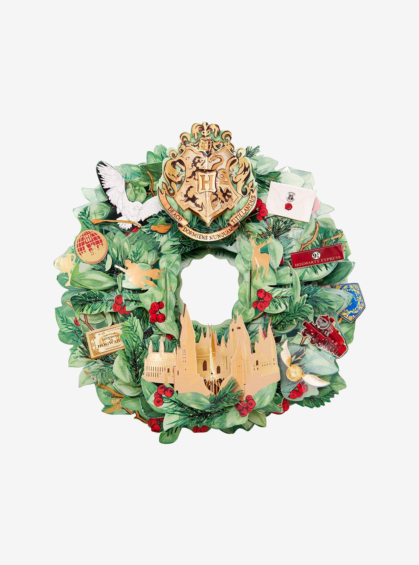 Harry Potter Hogwarts Pop-up Holiday Wreath Kit, , hi-res