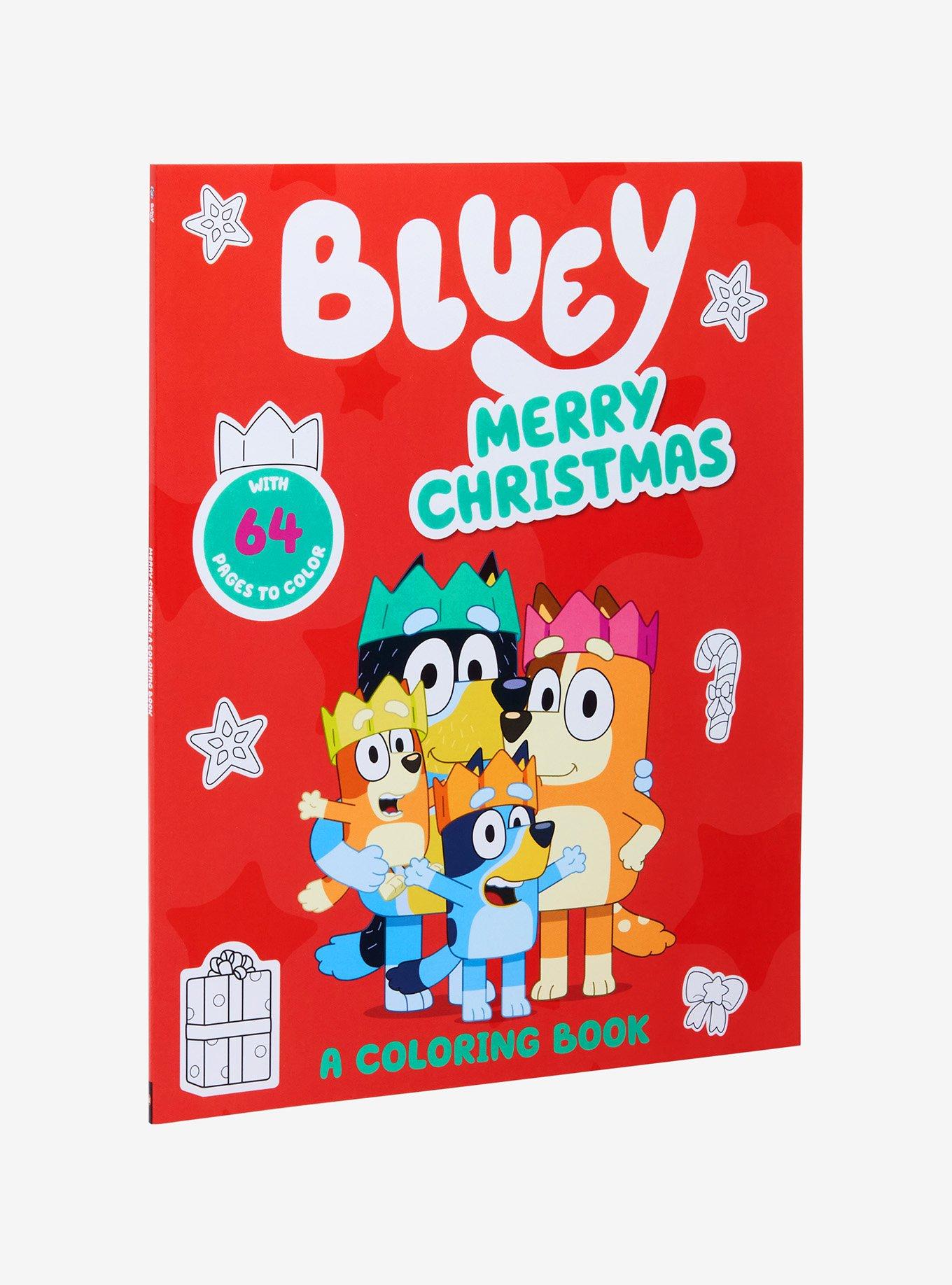 Bluey Merry Christmas Coloring Book, , hi-res