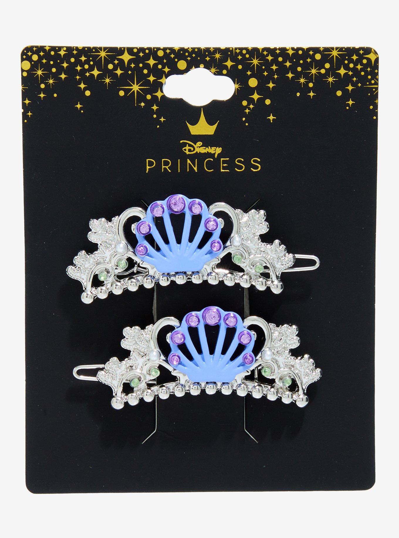 Disney The Little Mermaid Ariel Seashell Crown Barrette Set, , hi-res